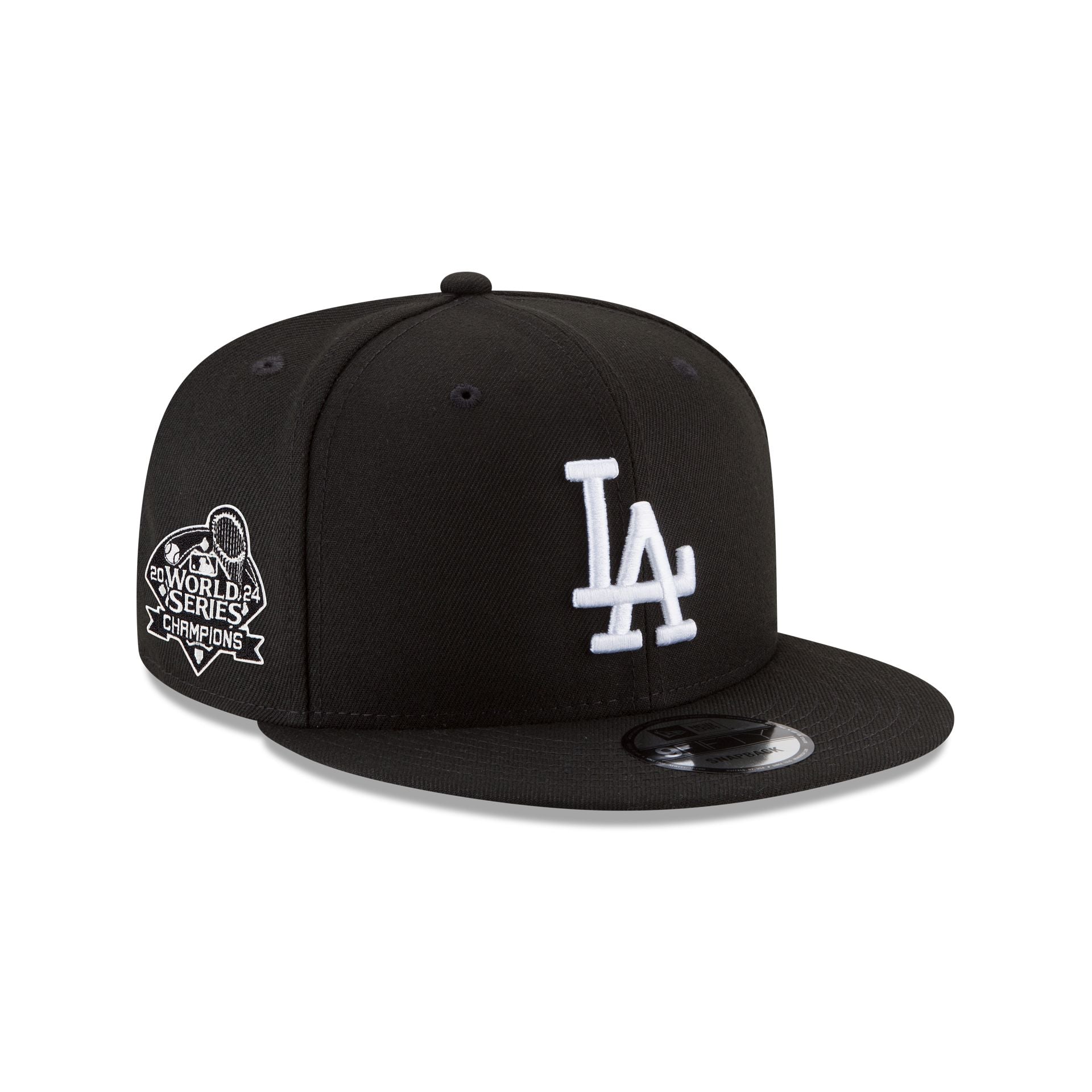Los Angeles Dodgers World Series Champions Black 9FIFTY Snapback Hat