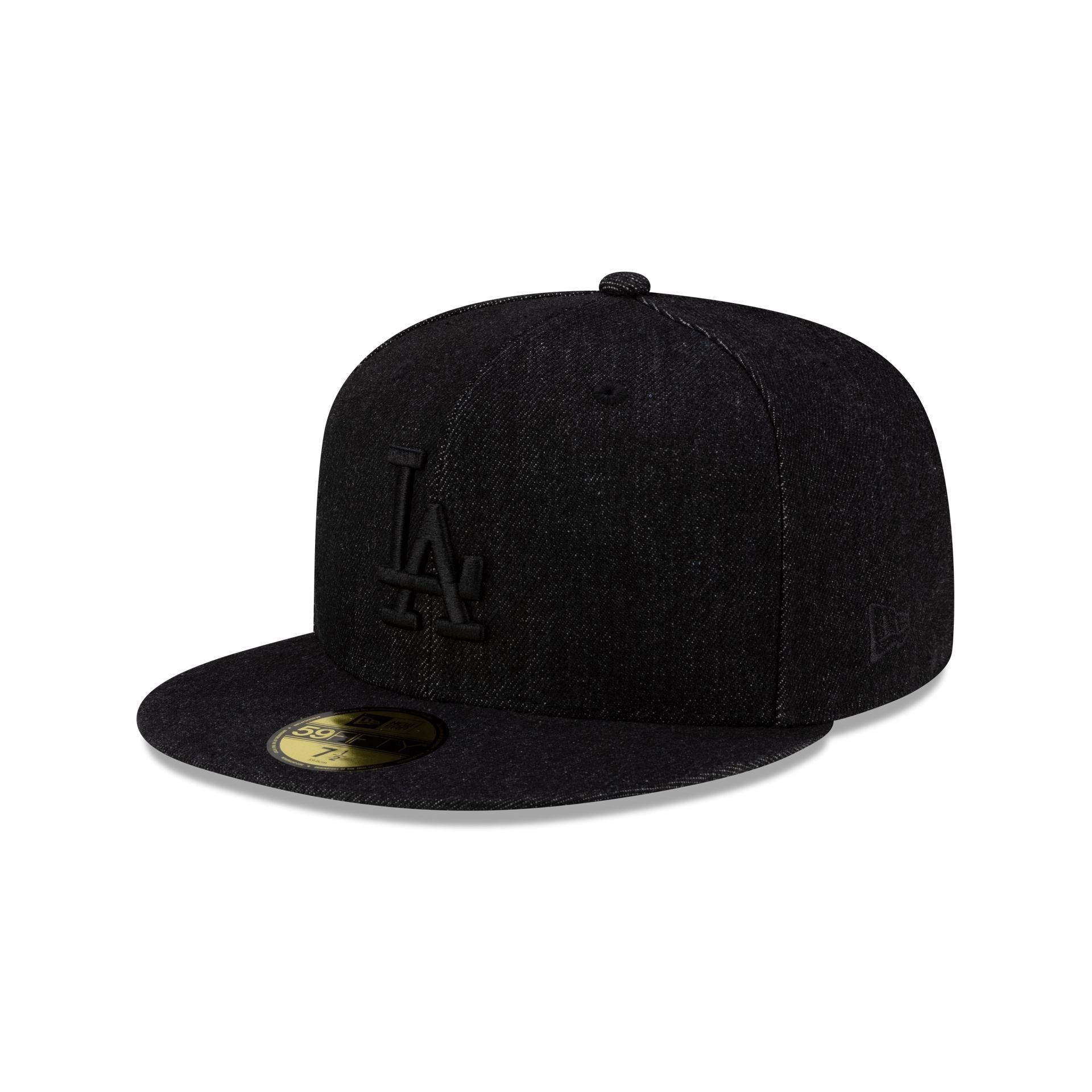 Los Angeles Dodgers Black Denim 59FIFTY Fitted Hat