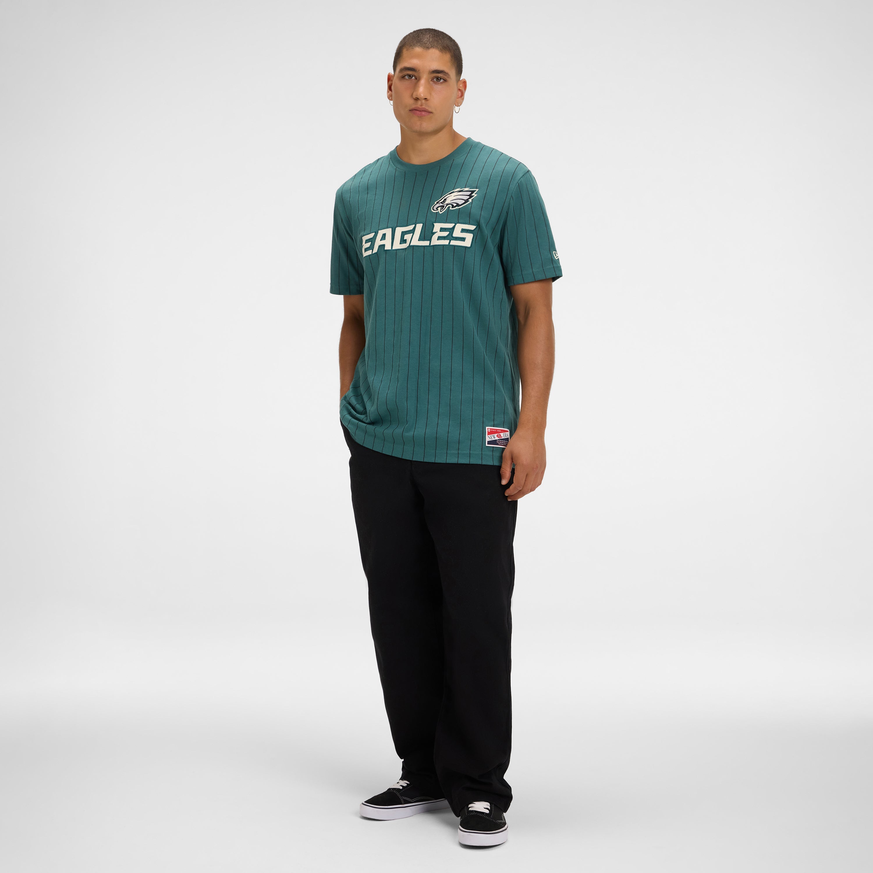 Boston Red Sox Throwback Retro Pinstripe T-Shirt