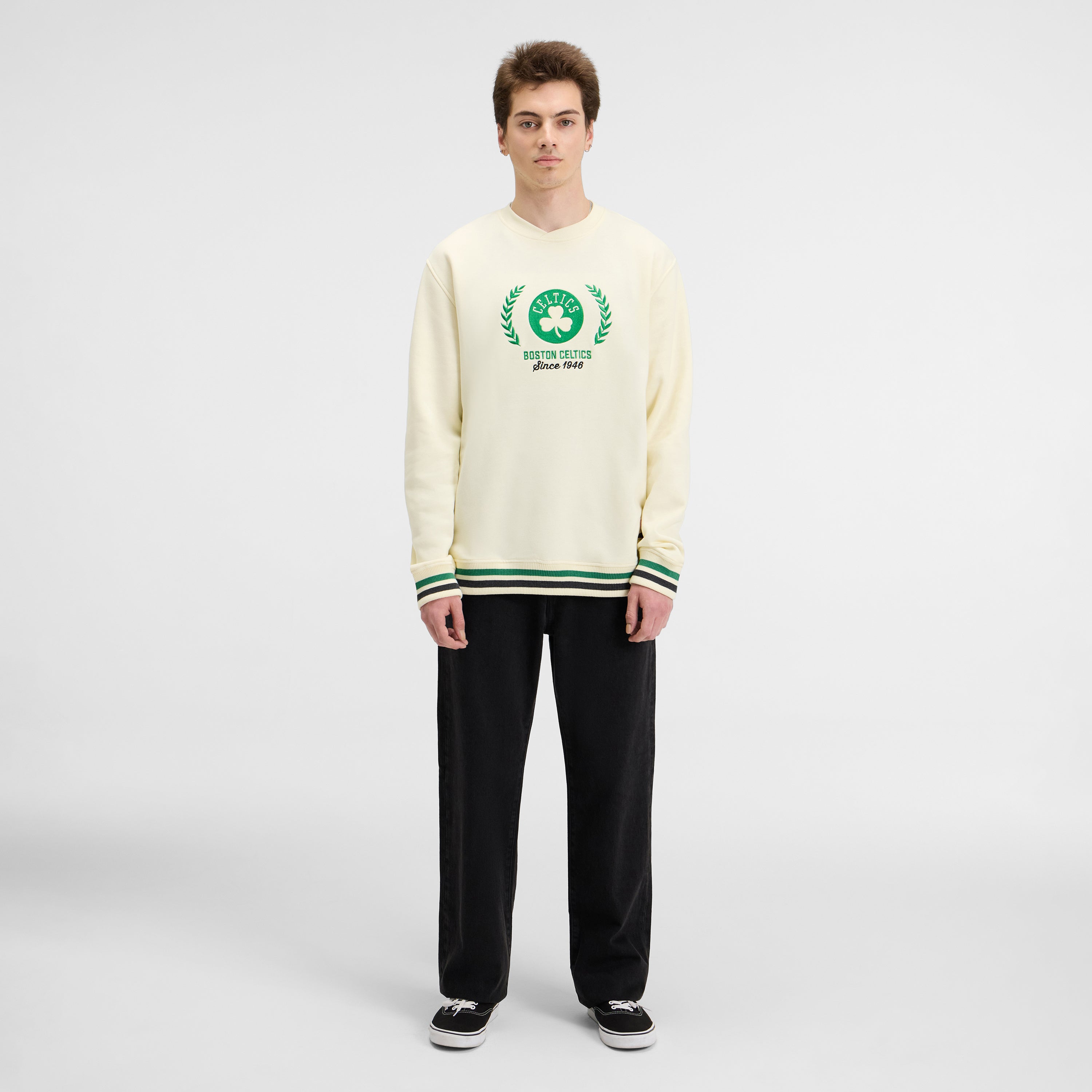 San Francisco Giants Throwback Chrome White Crewneck