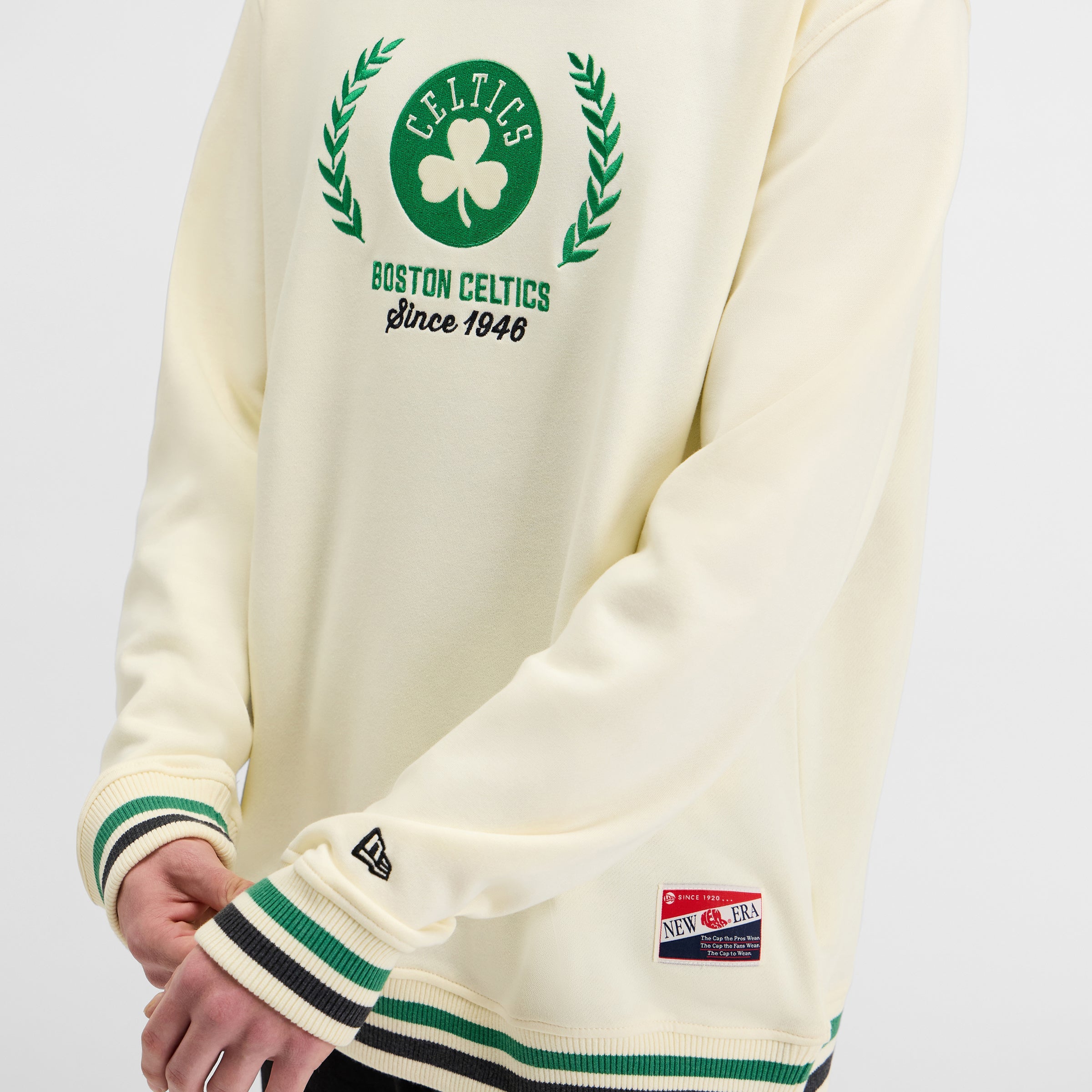 Athletics Throwback Chrome White Crewneck