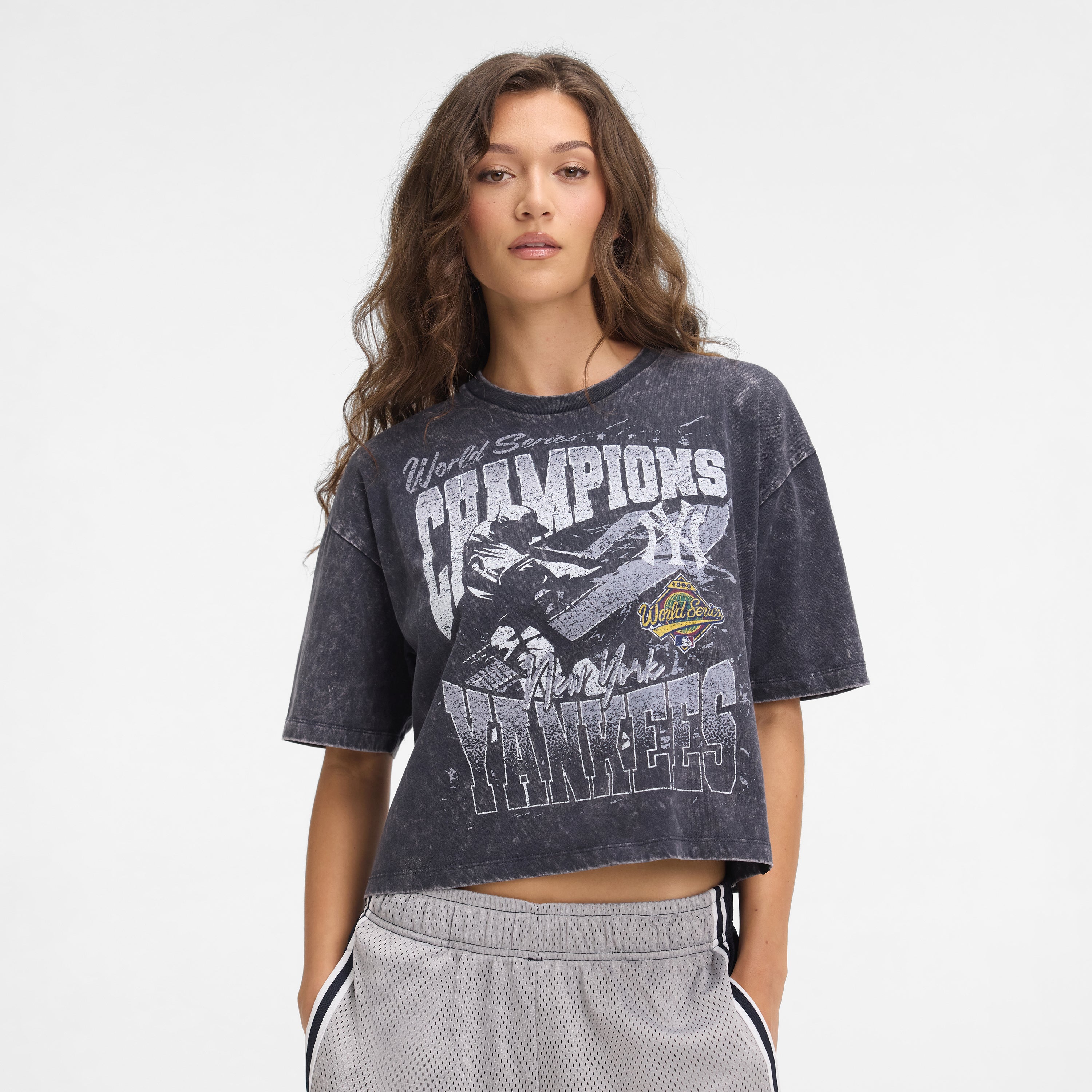Los Angeles Dodgers Sport Classics Women's Cropped T-Shirt