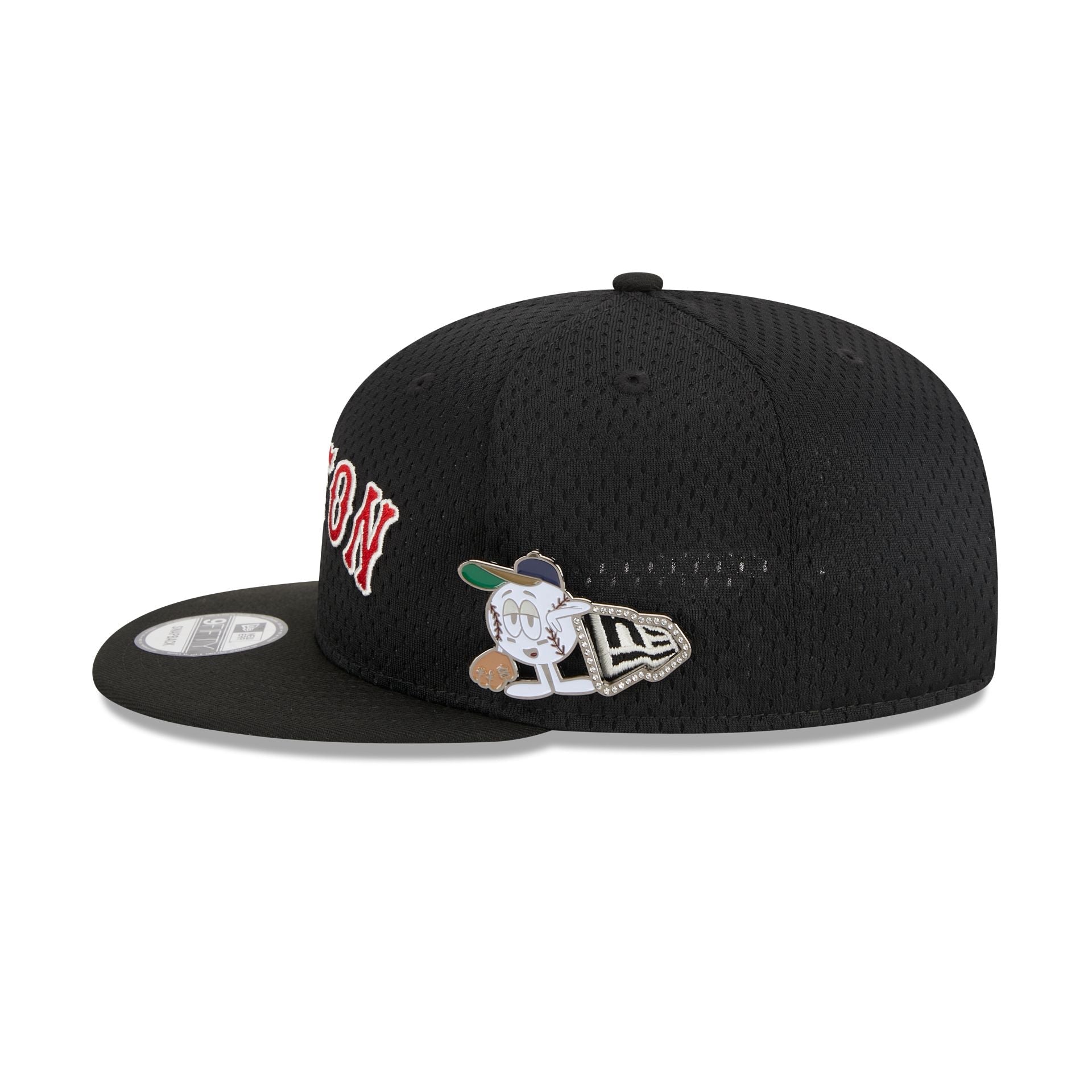 Boston Red Sox Post-Up Pin 9FIFTY Snapback Hat