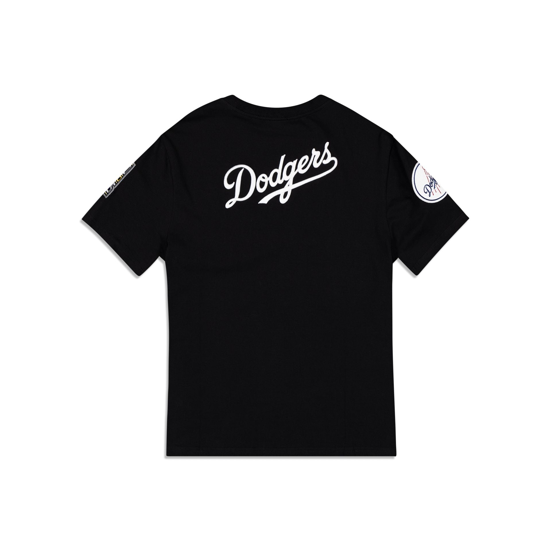 Los Angeles Dodgers Logo Select Color Flip Black T-Shirt