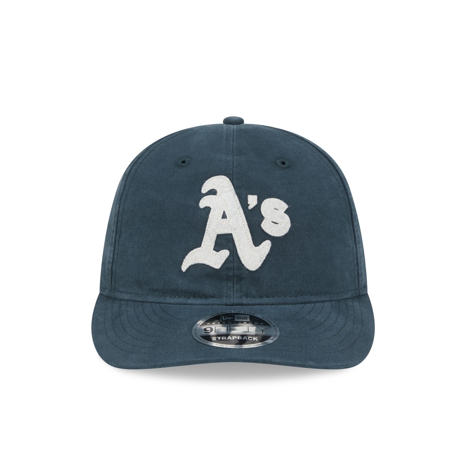 Athletics Canvas Felt Retro Crown 9FIFTY Strapback Hat