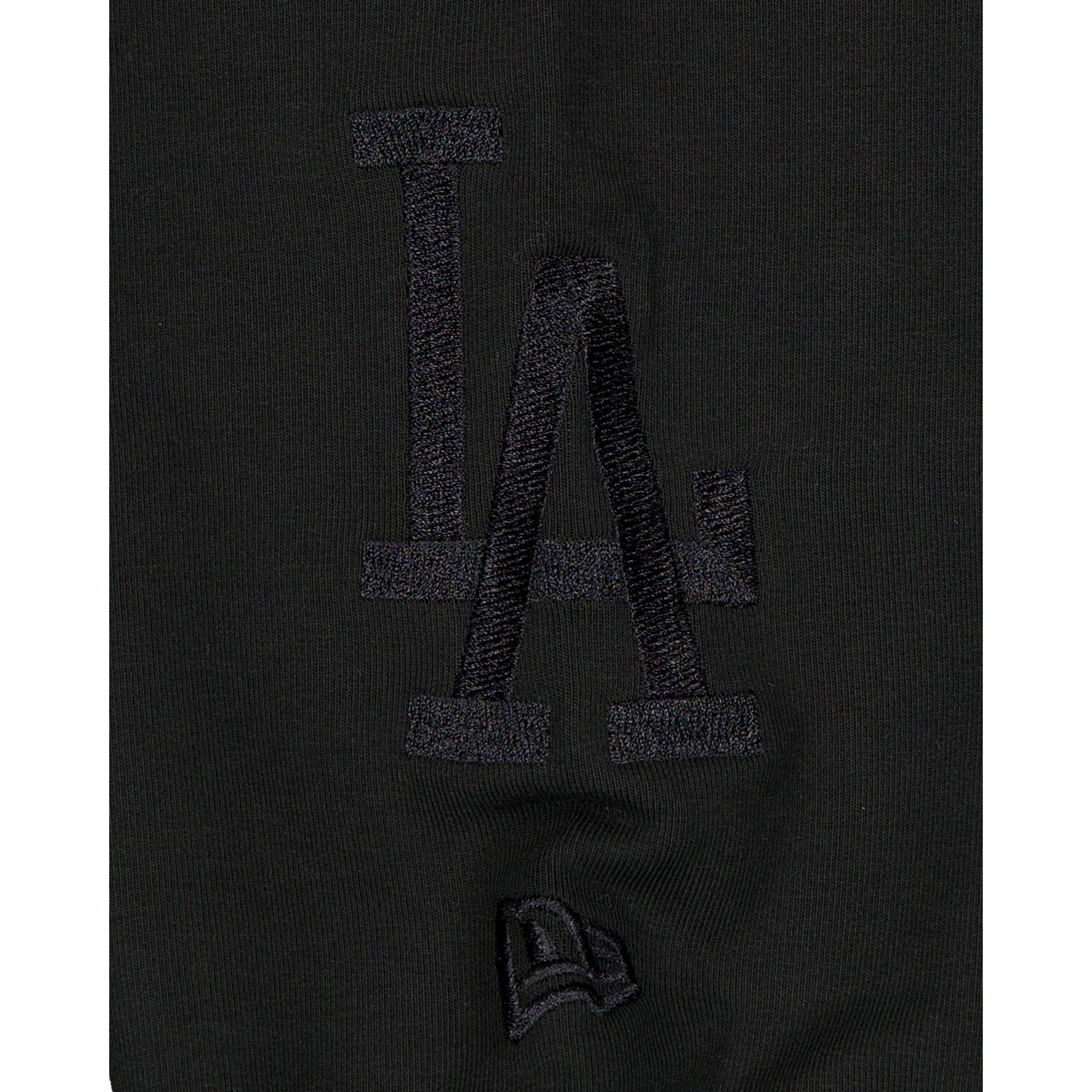Los Angeles Dodgers Black on Black Logo Select Hoodie