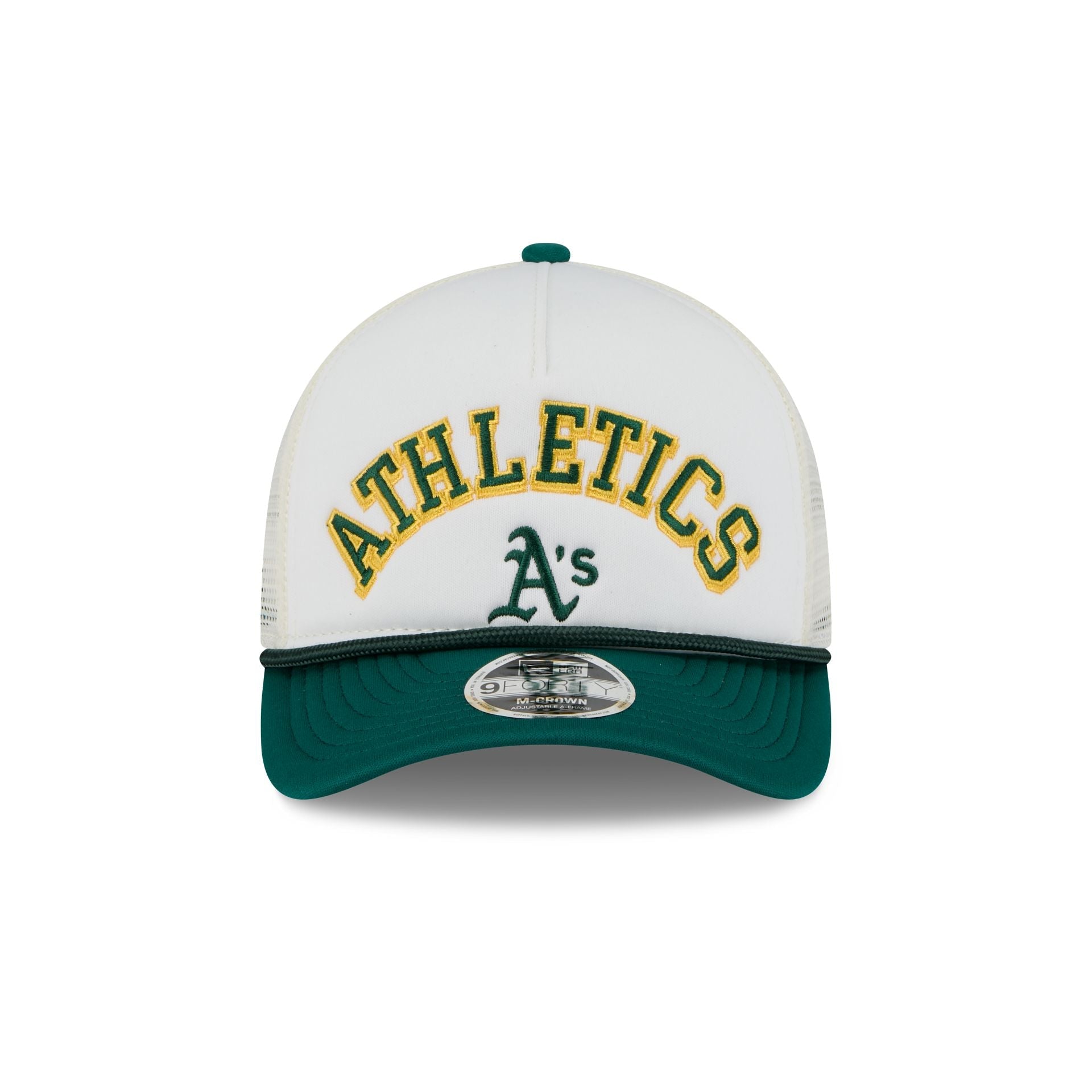 Athletics Chrome Arch 9FORTY M-Crown A-Frame Trucker Hat