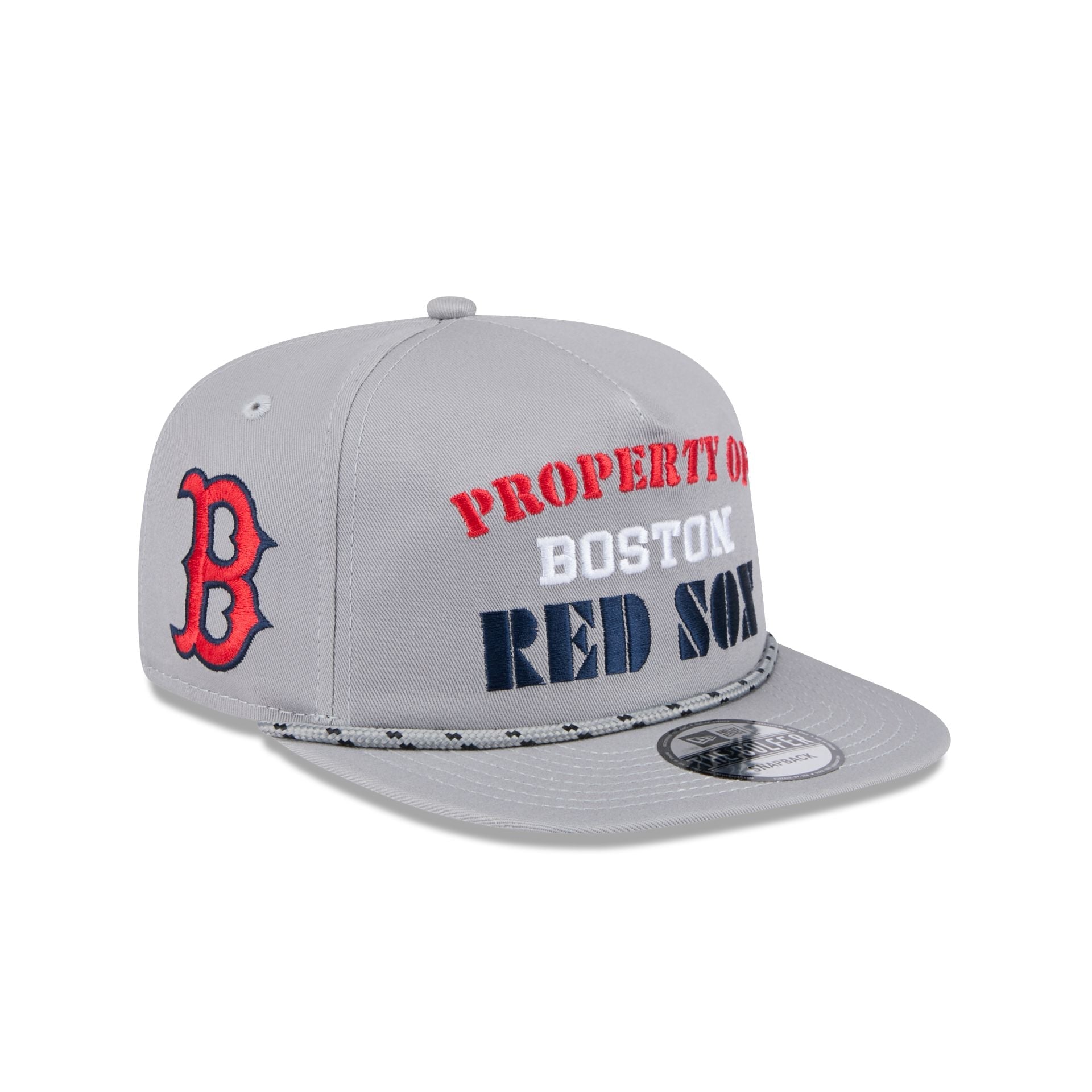 Boston Red Sox Vintage Gray Rope Golfer Hat