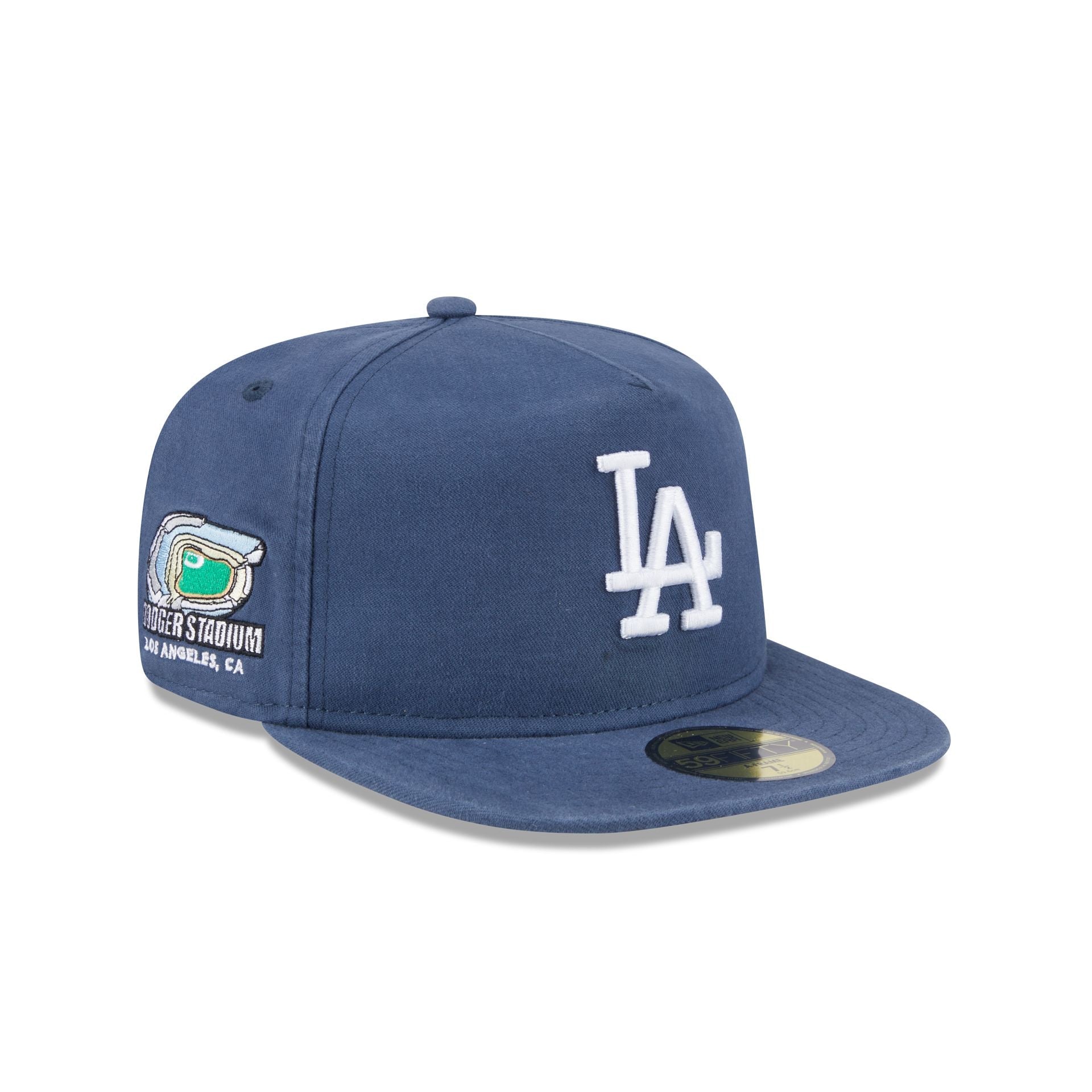 Los Angeles Dodgers Championship Side Flag 59FIFTY A-Frame Fitted Hat