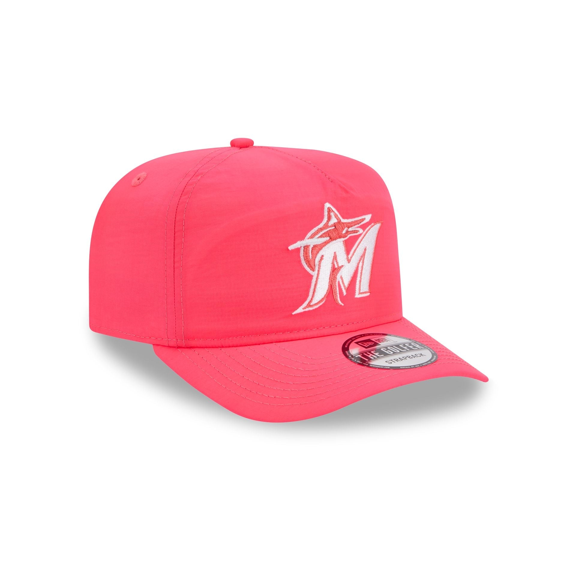 Miami Marlins Everyday Nylon Pink Golfer Hat