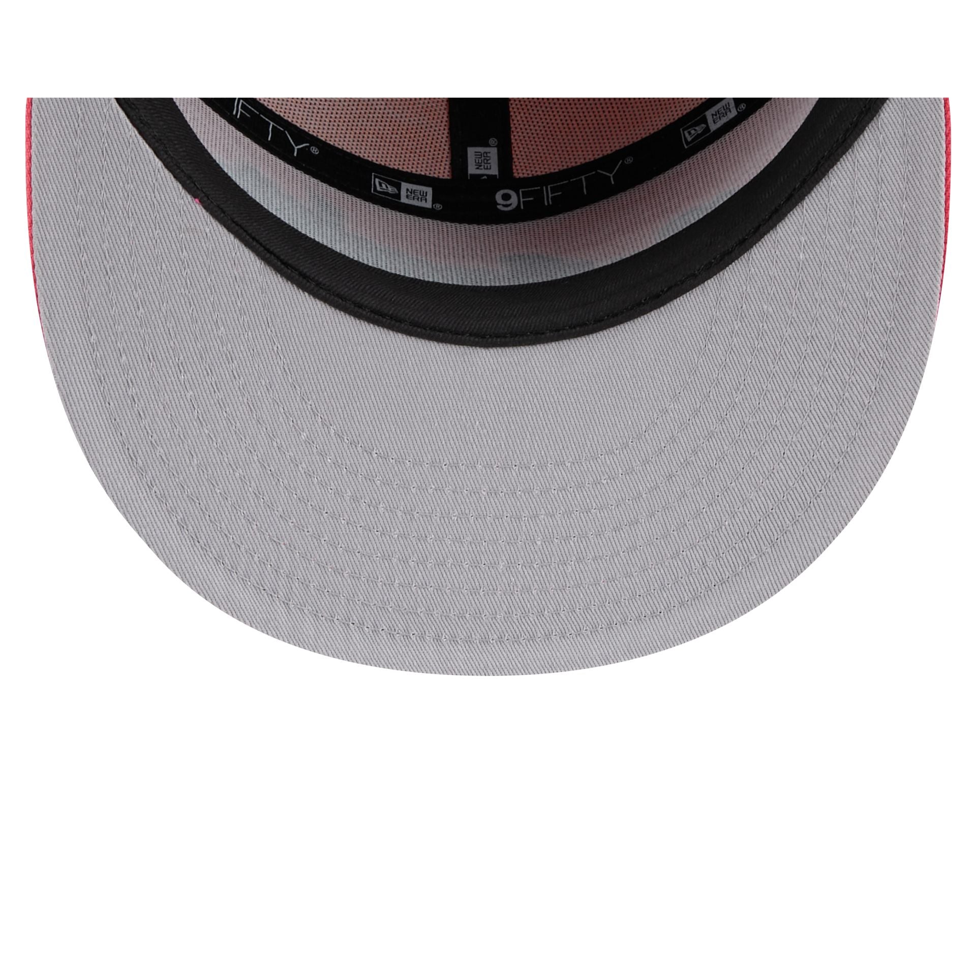 Los Angeles Dodgers Coral Split Panel 9FIFTY Snapback Hat