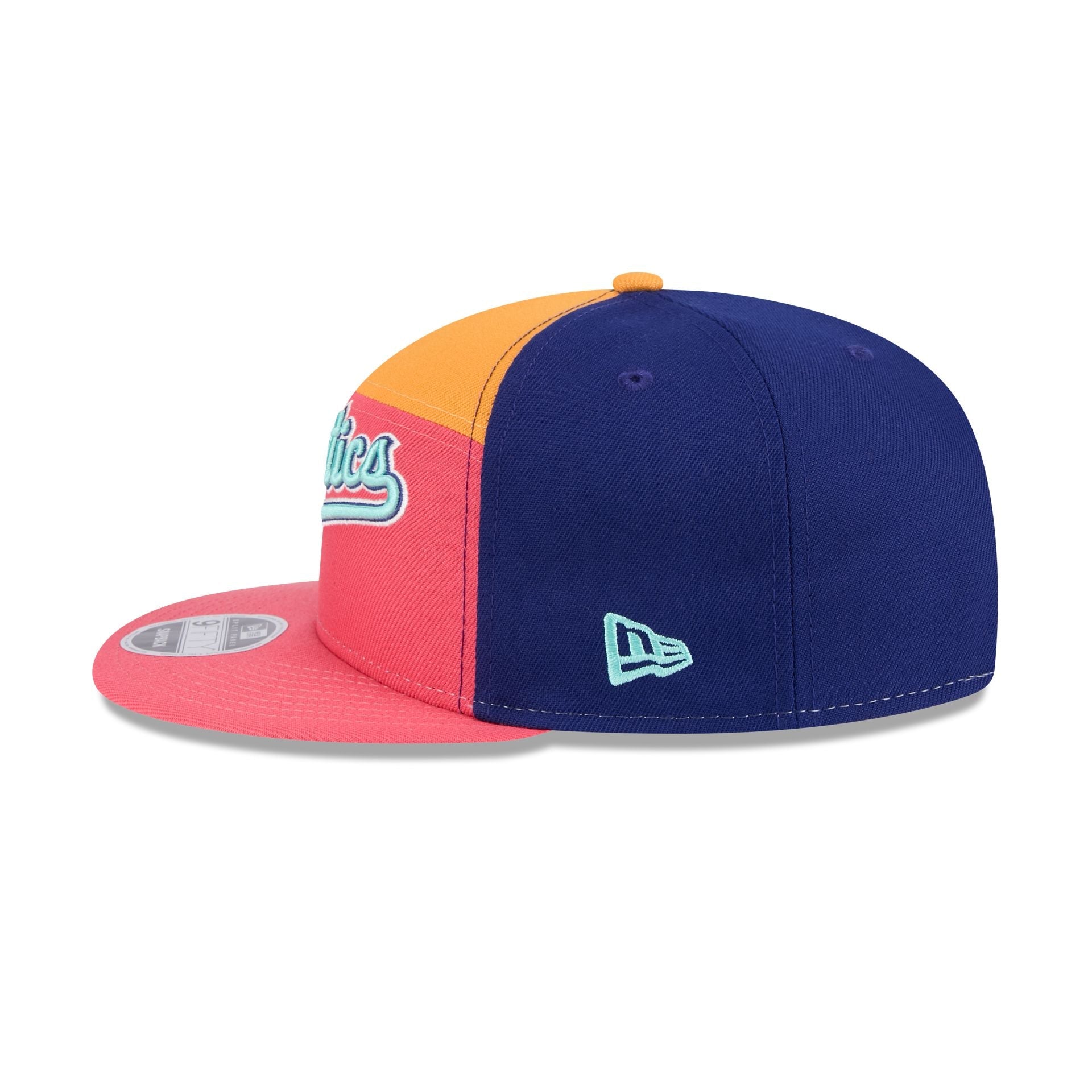 Athletics Coral Split Panel 9FIFTY Snapback Hat