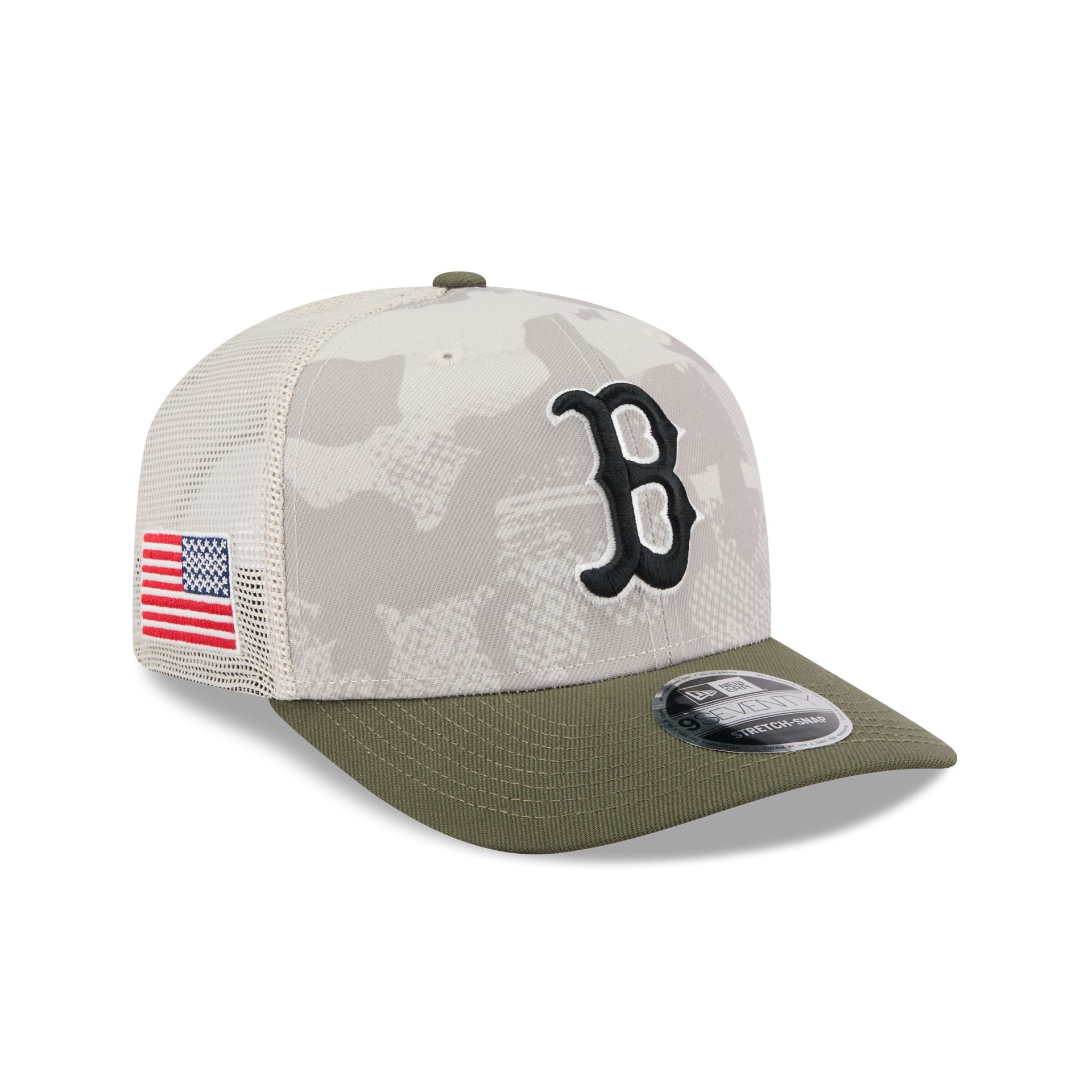 Boston Red Sox Armed Forces Day 2025 9SEVENTY Trucker Hat