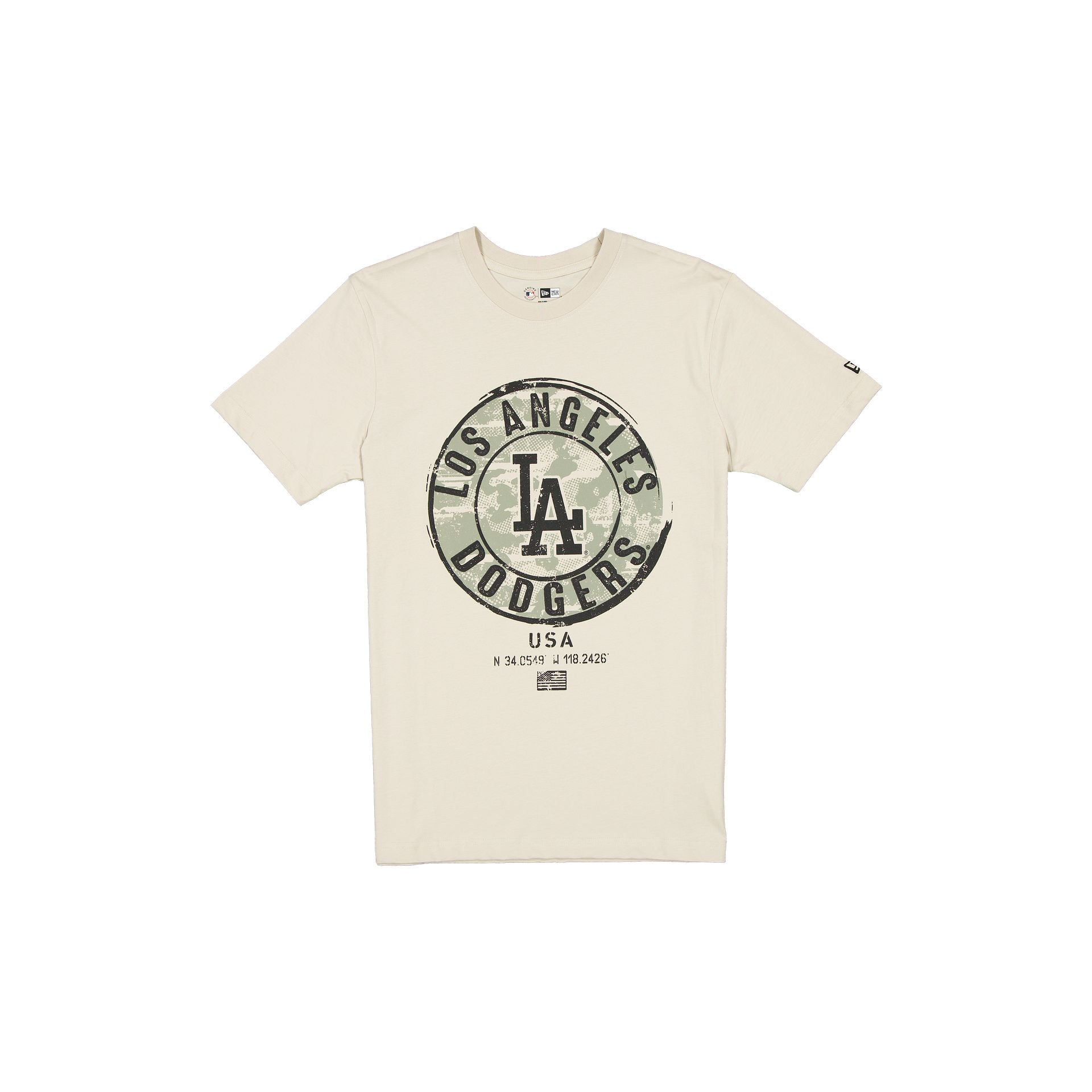 Los Angeles Dodgers Armed Forces Day 2025 Stone T-Shirt