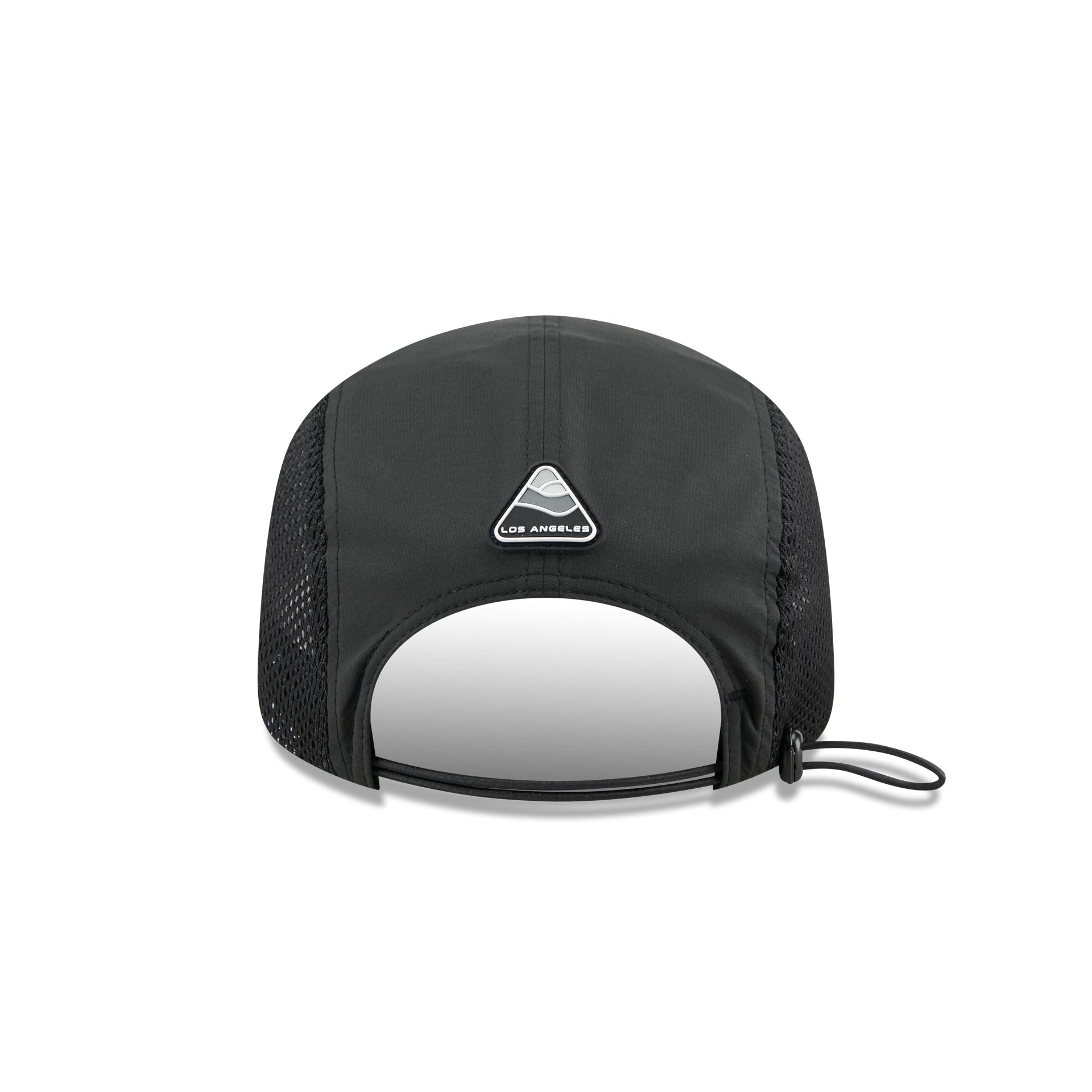 Los Angeles Dodgers Black Poly Runner Adjustable Hat