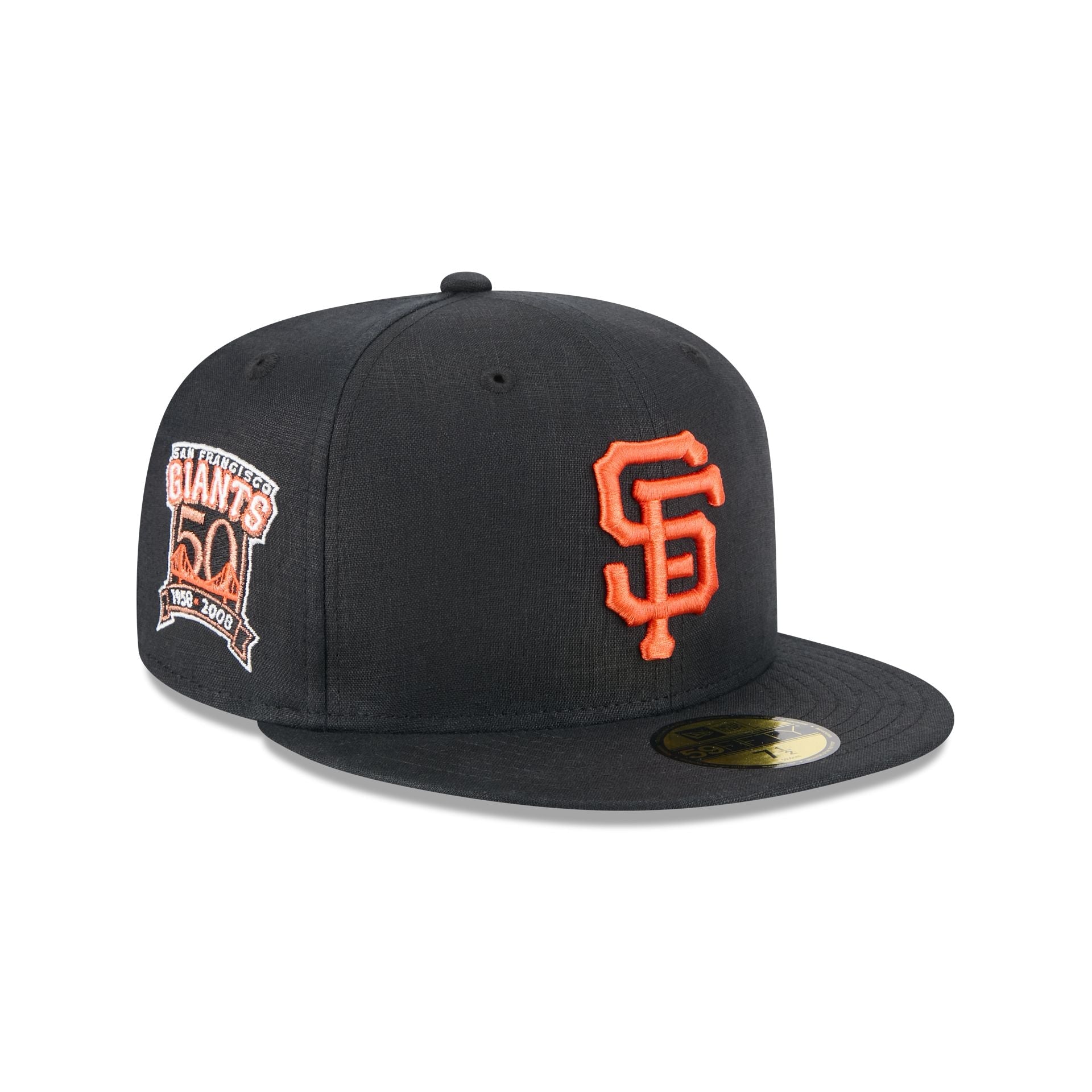 Team Linen San Francisco Giants 59FIFTY Fitted Hat