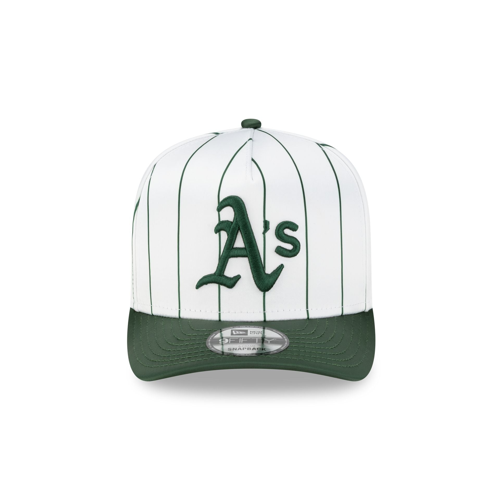 Athletics Satin Pinstripe 9FIFTY A-Frame Snapback Hat