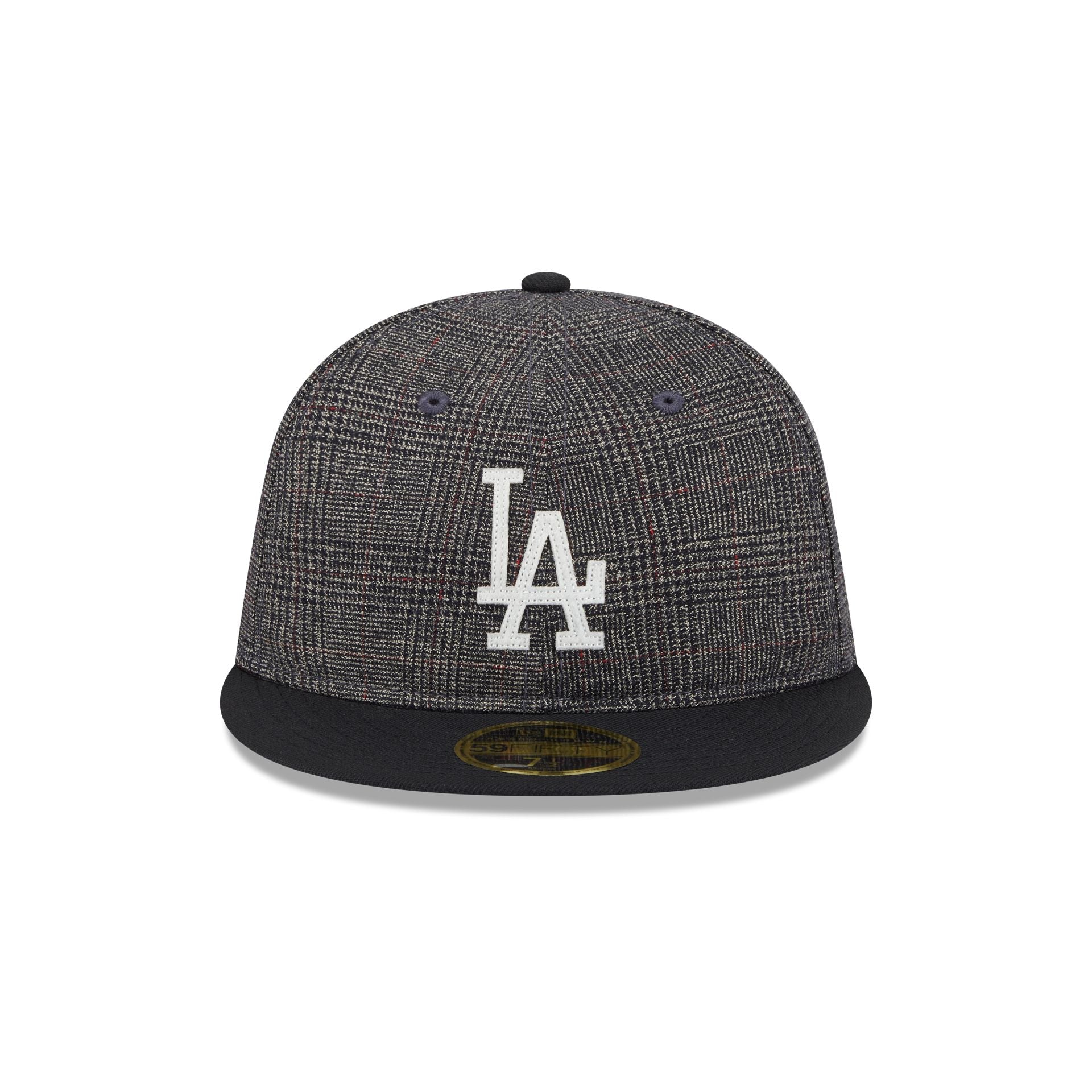 Los Angeles Dodgers Plaid Retro Crown 59FIFTY Fitted Hat