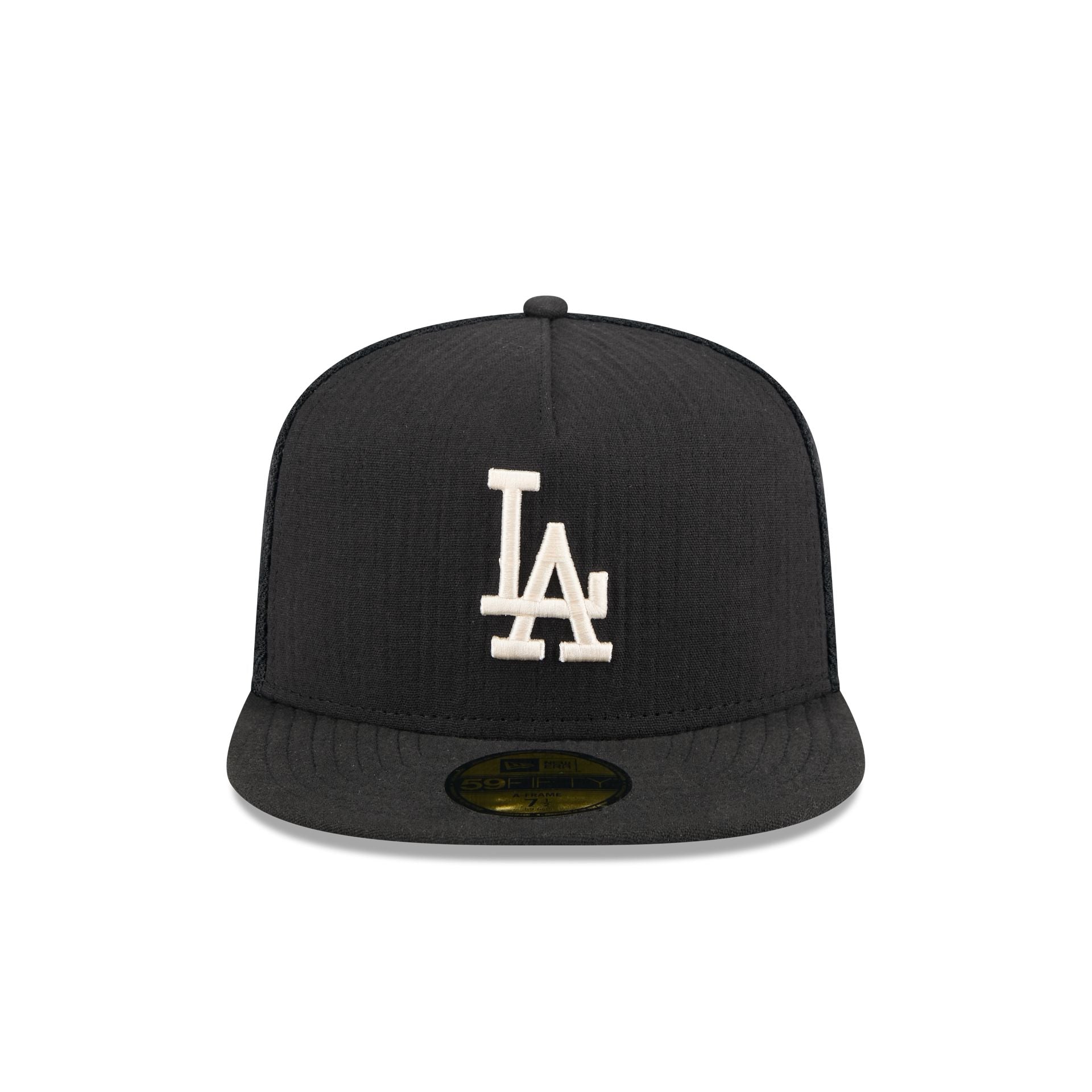 Los Angeles Dodgers Black Mesh 59FIFTY A-Frame Fitted Hat