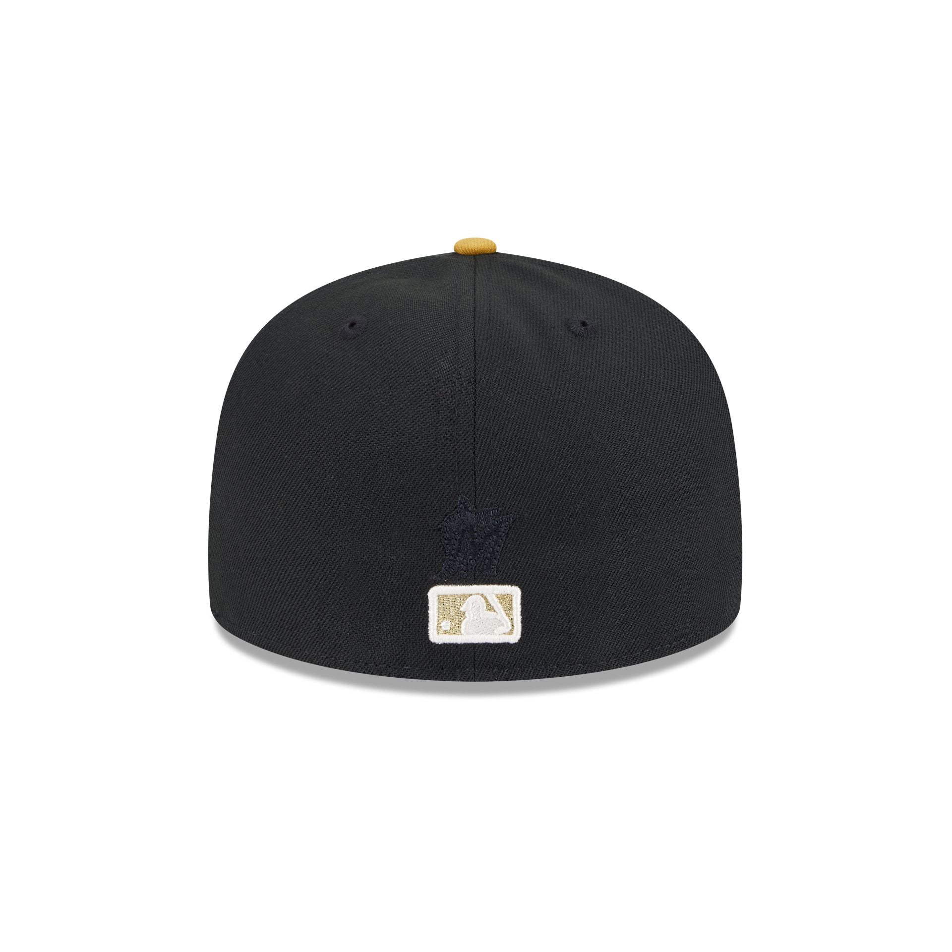 Miami Marlins Metallic Gold Logo 59FIFTY Fitted Hat
