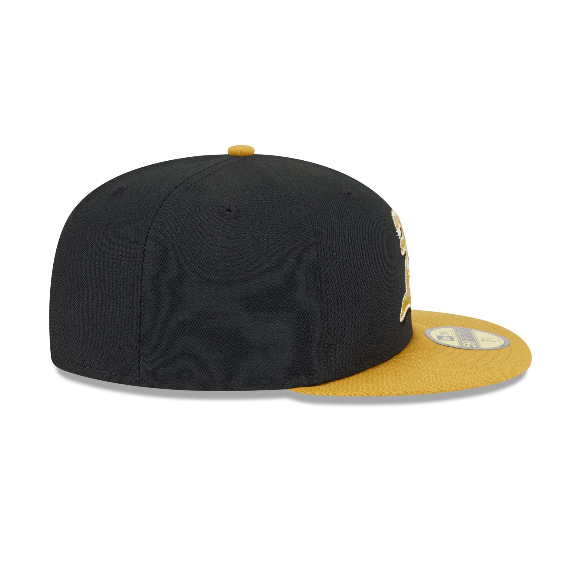Athletics Metallic Gold Logo 59FIFTY Fitted Hat