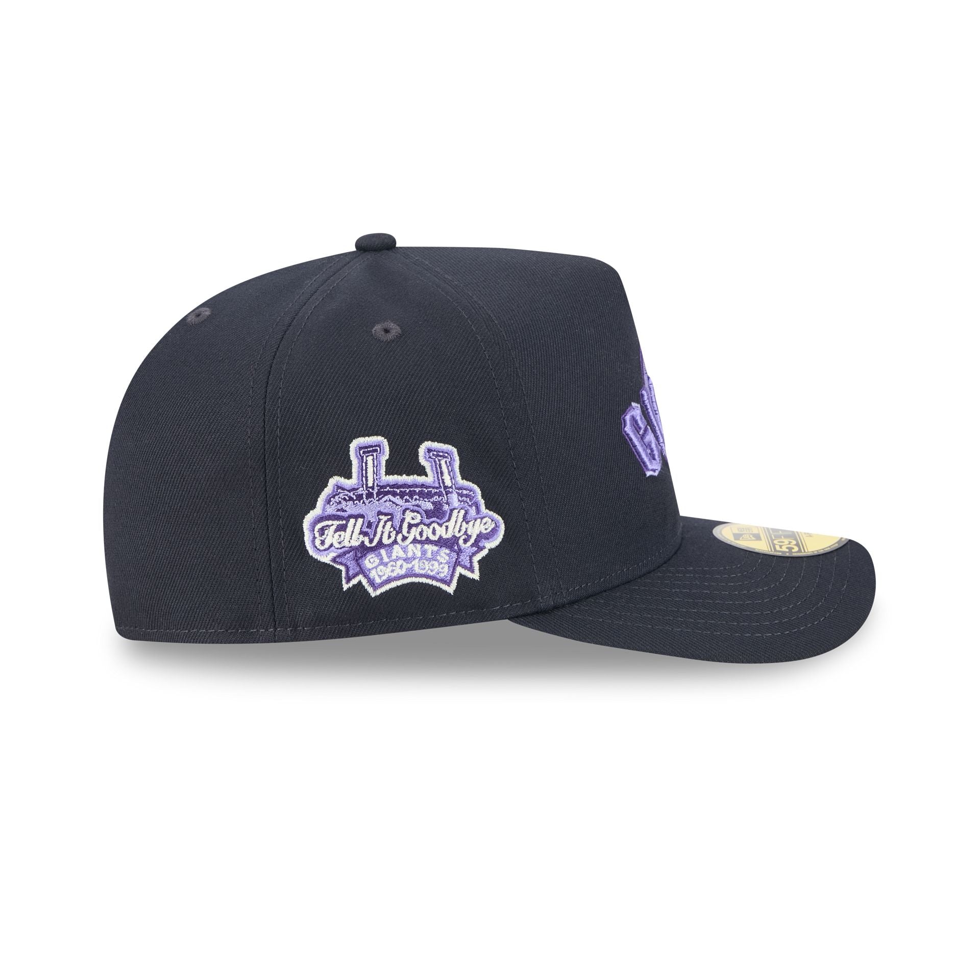 San Francisco Giants Navy Lavender 59FIFTY A-Frame Fitted Hat