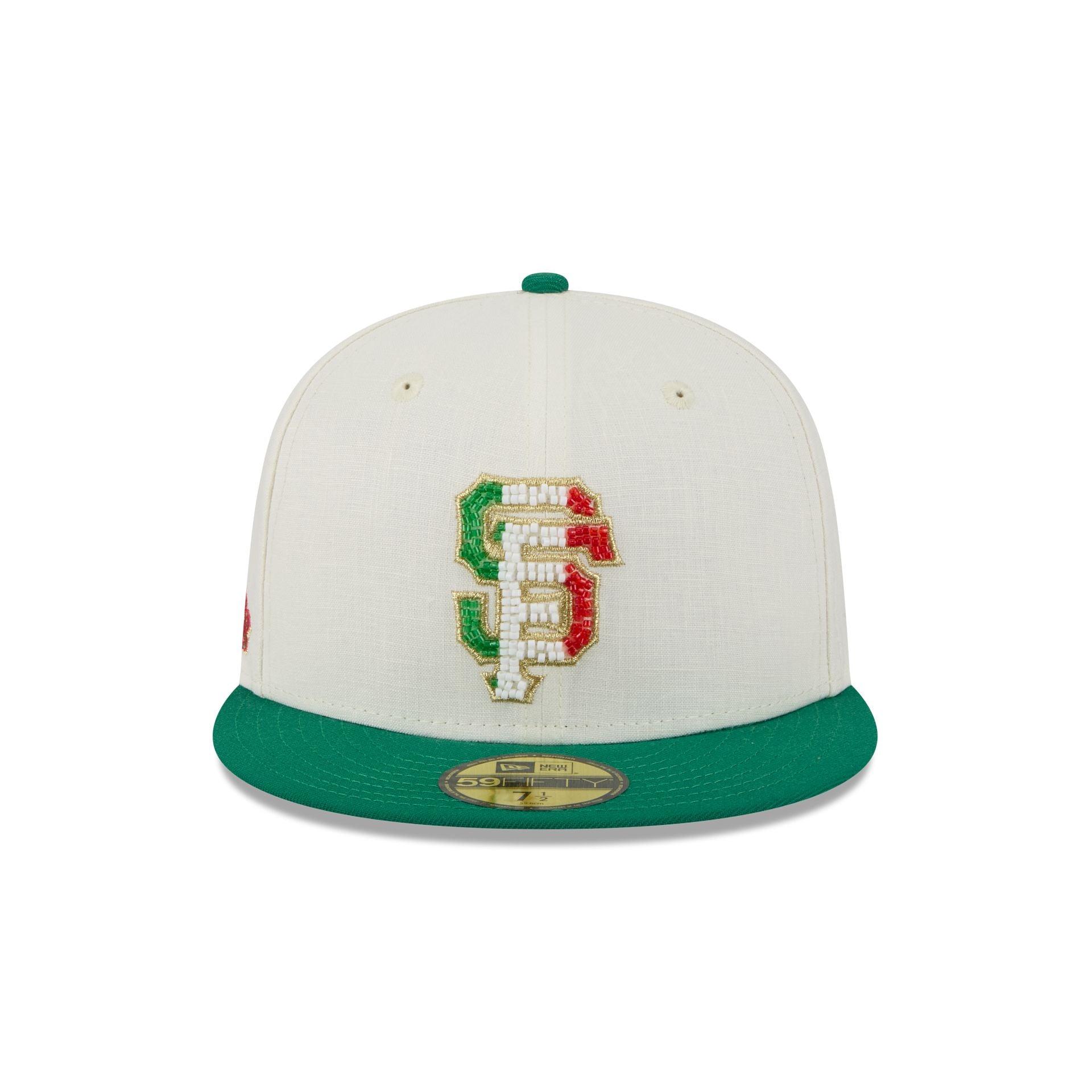 San Francisco Giants Beaded Linen 59FIFTY Fitted Hat