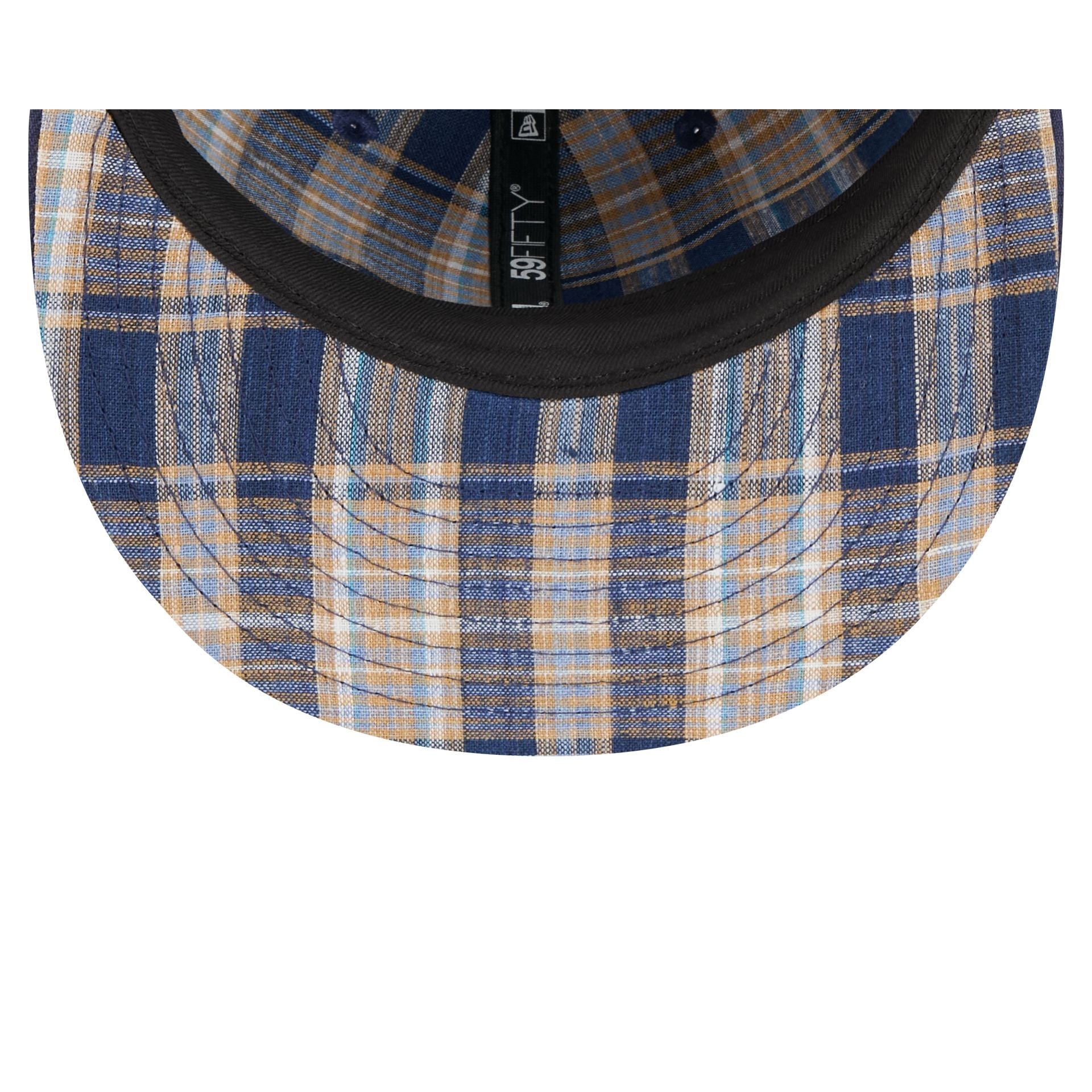 Miami Marlins Blue Tartan 59FIFTY Fitted Hat