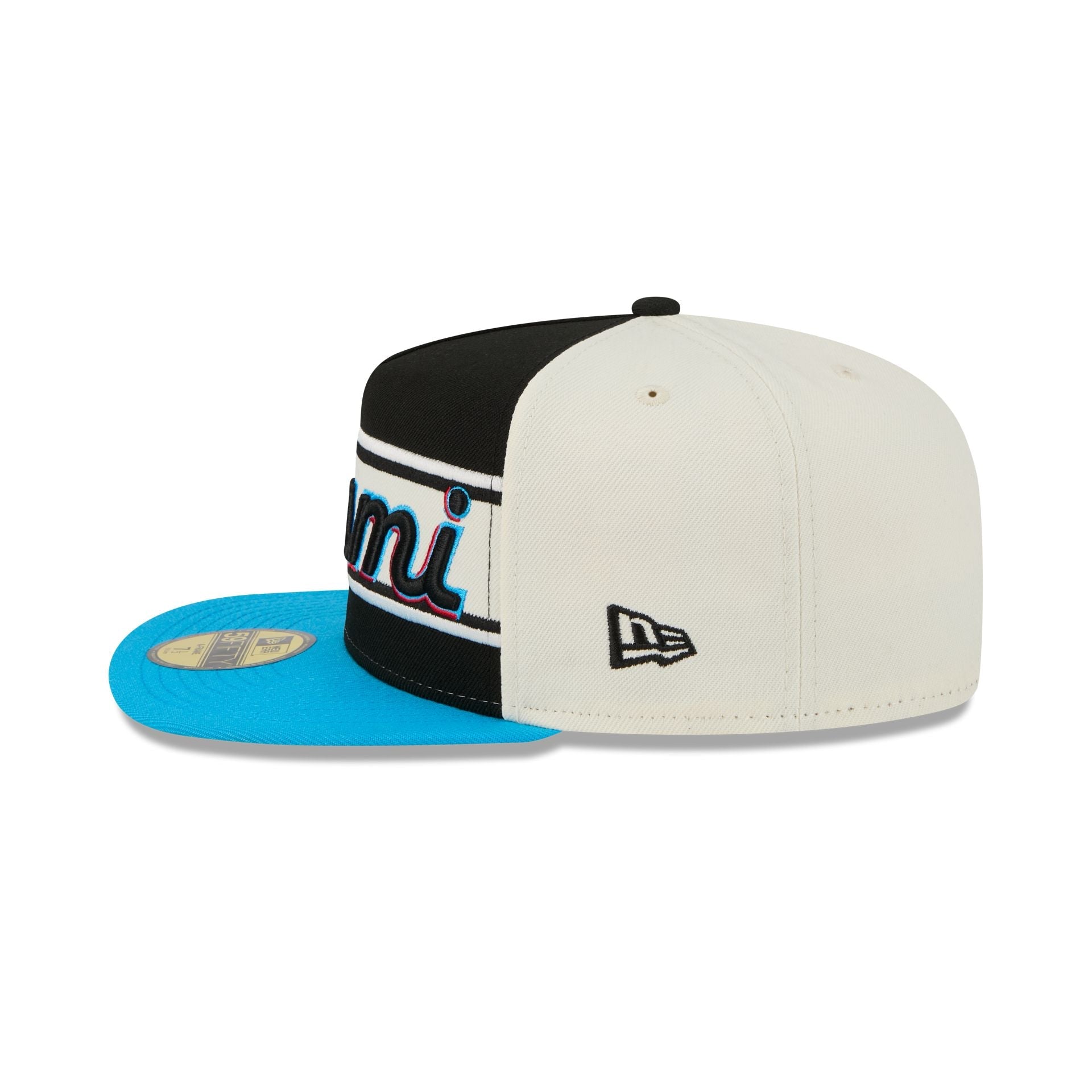 Miami Marlins Summer Derby 59FIFTY A-Frame Fitted Hat