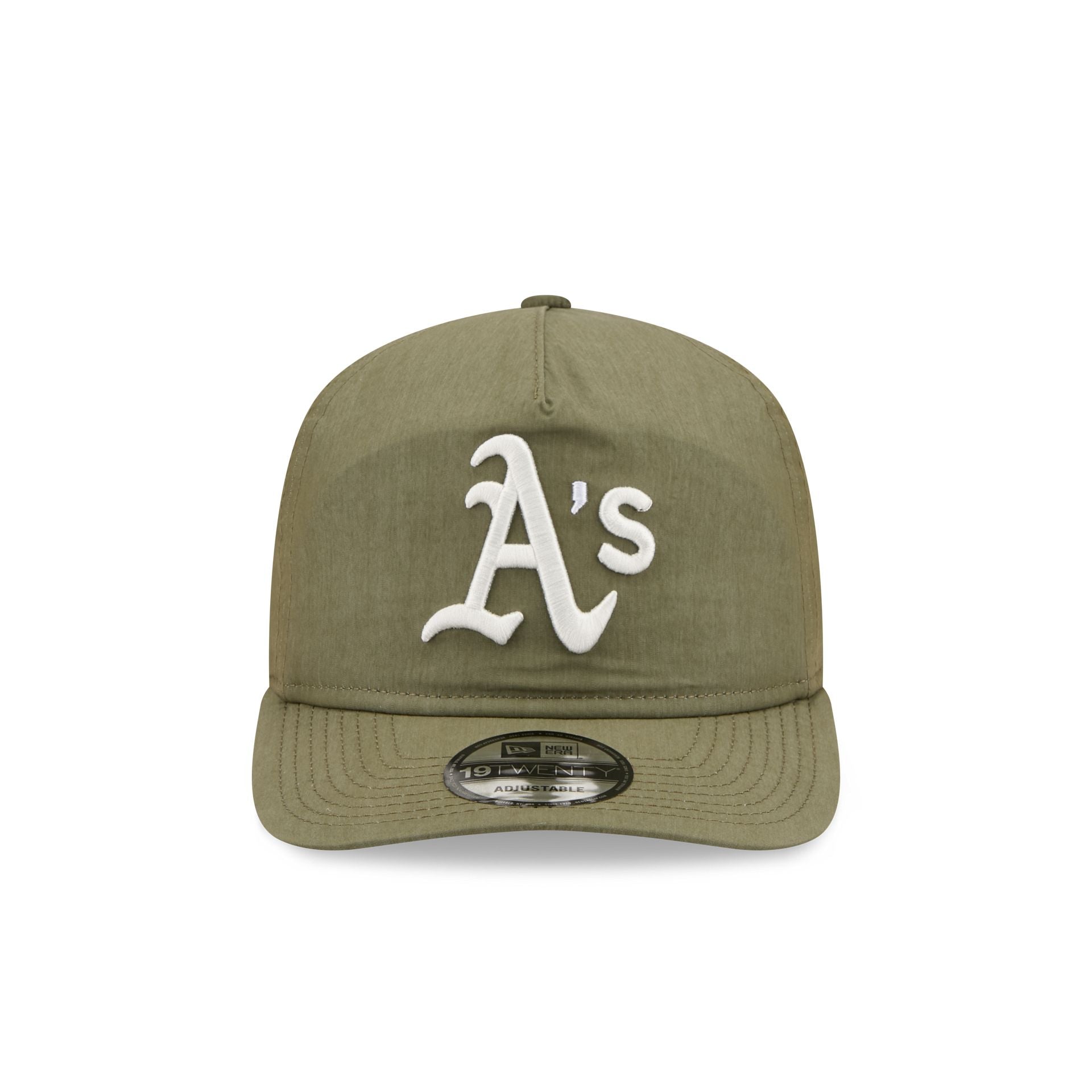 Athletics Olive Green Nylon 19TWENTY Adjustable Hat