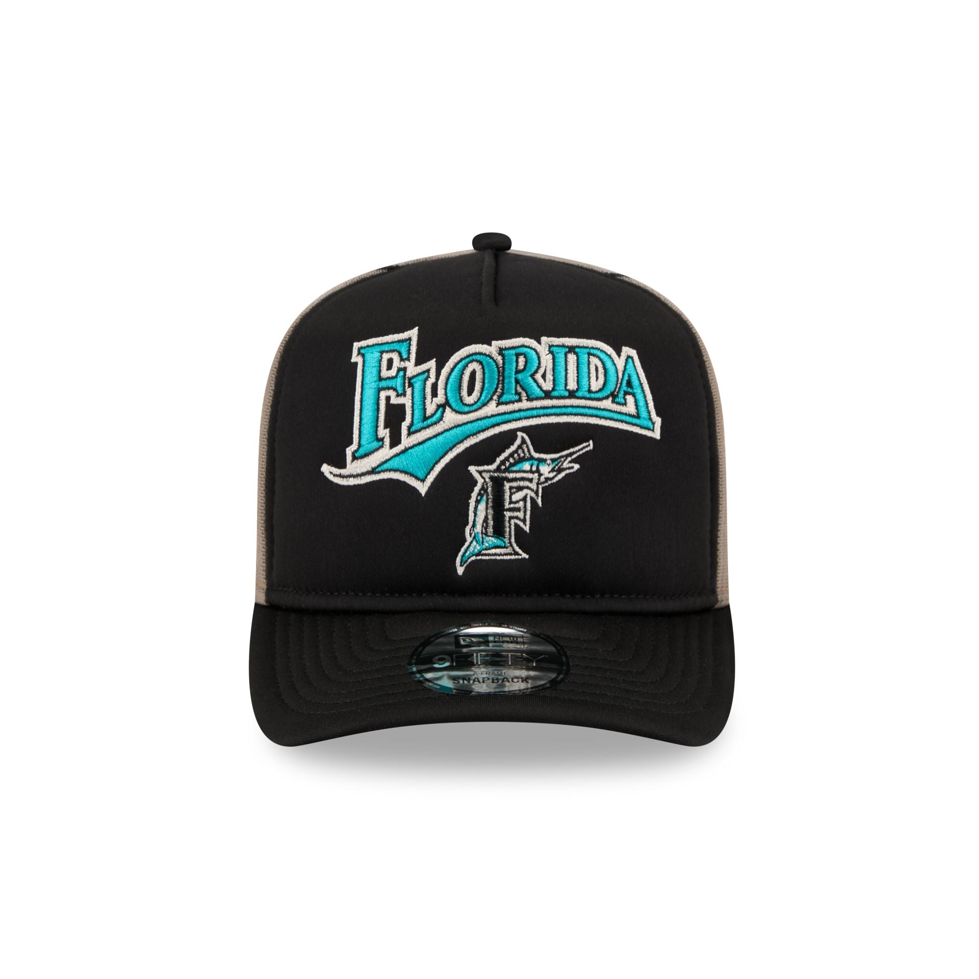 Miami Marlins Arched 9FIFTY A-Frame Snapback Hat