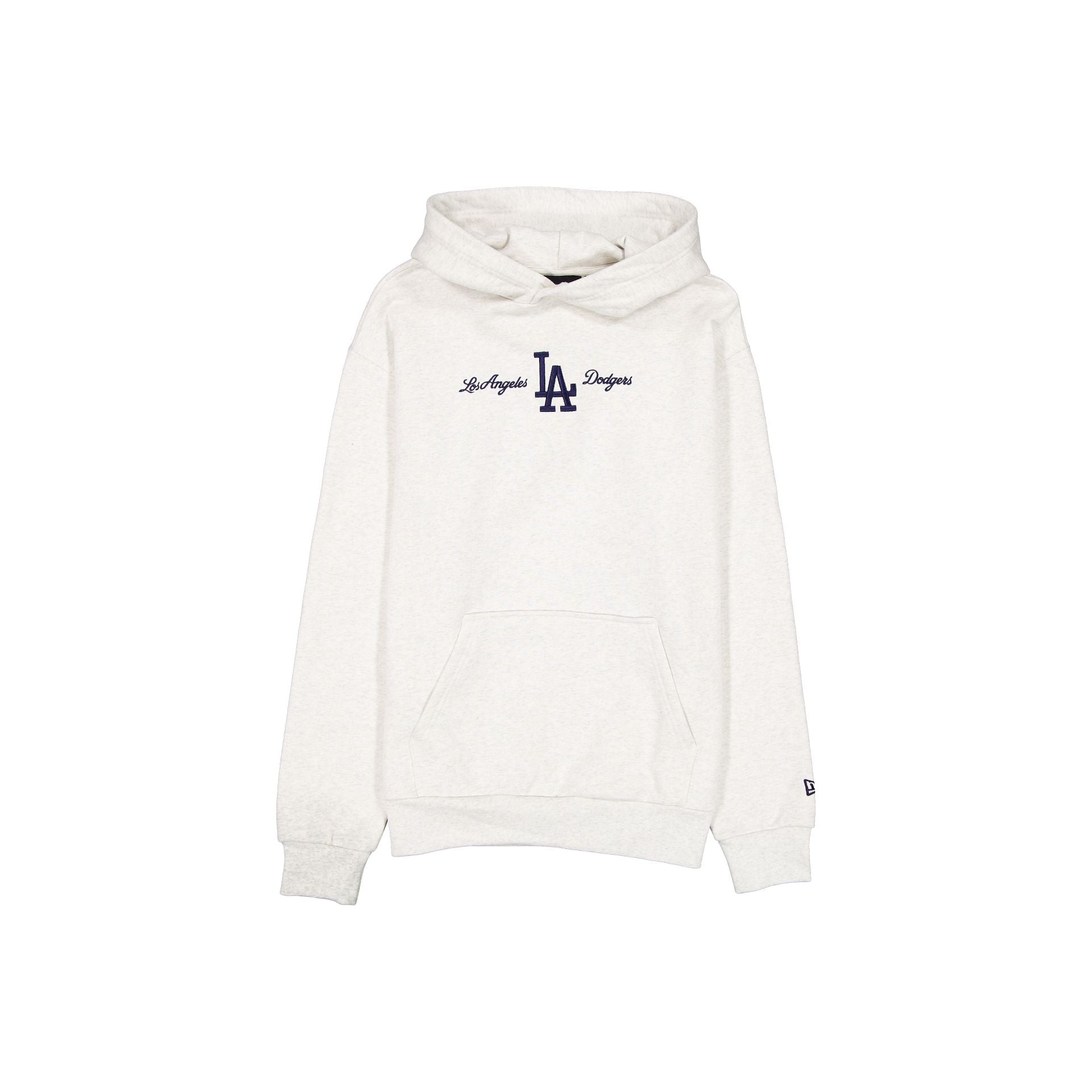 Los Angeles Dodgers Script Heather Gray Hoodie