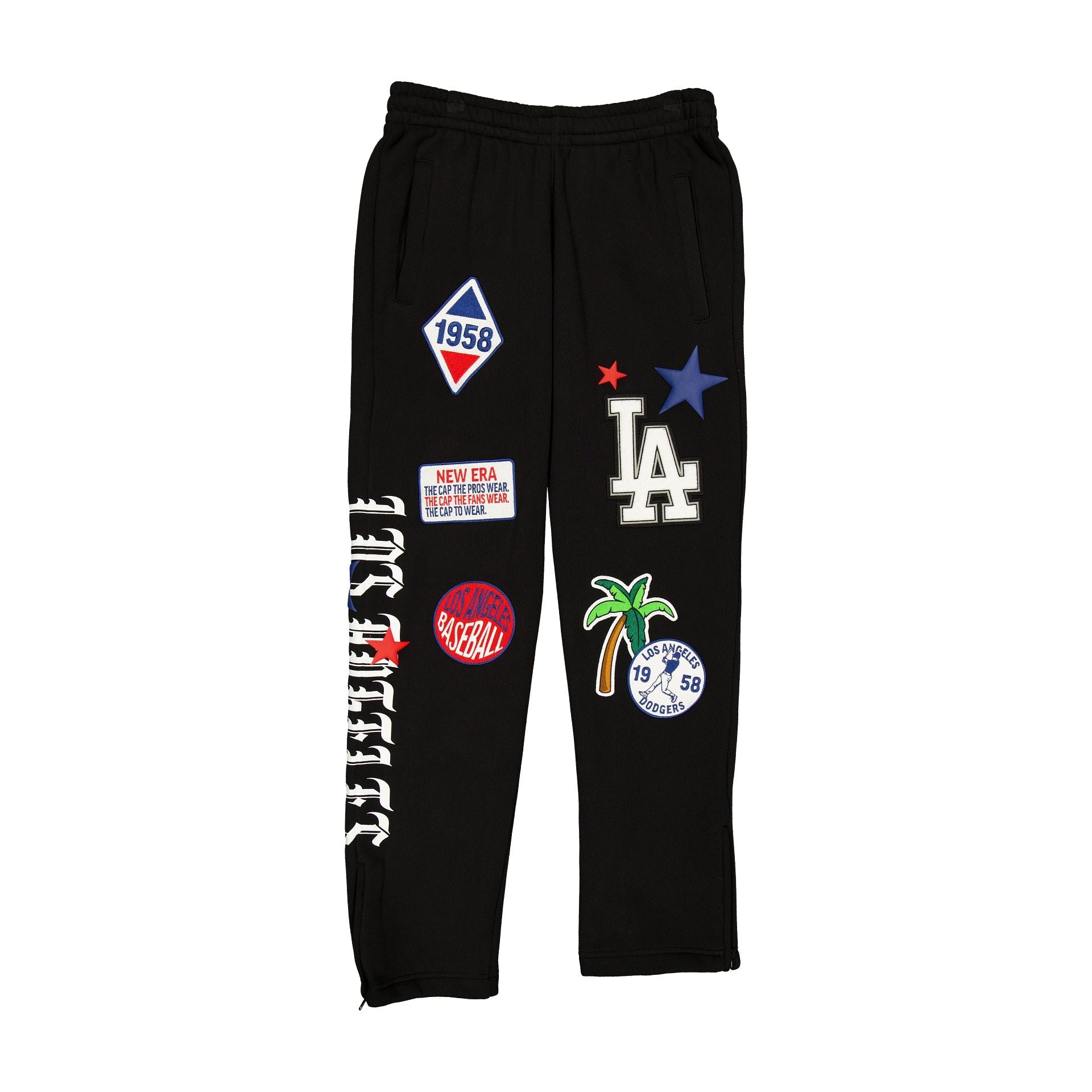 Los Angeles Dodgers Uptown Threads Black Sweatpants