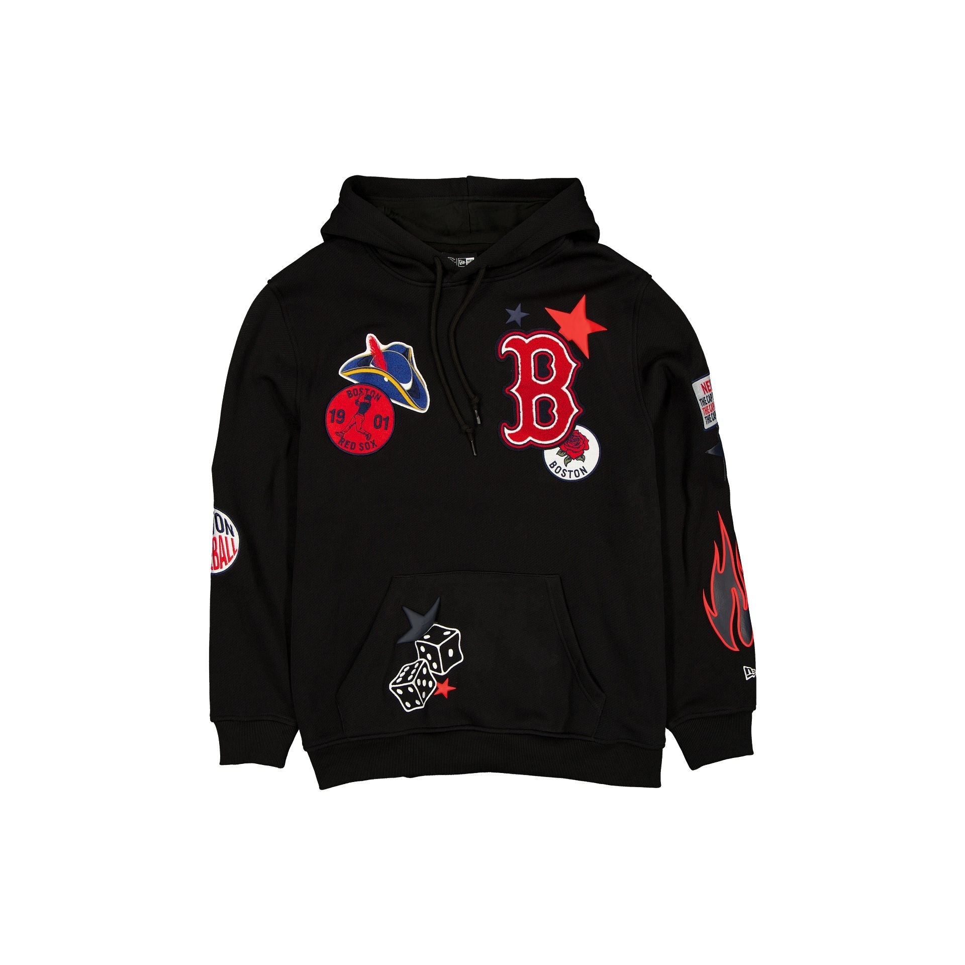 Boston Red Sox Uptown Threads Black Hoodie