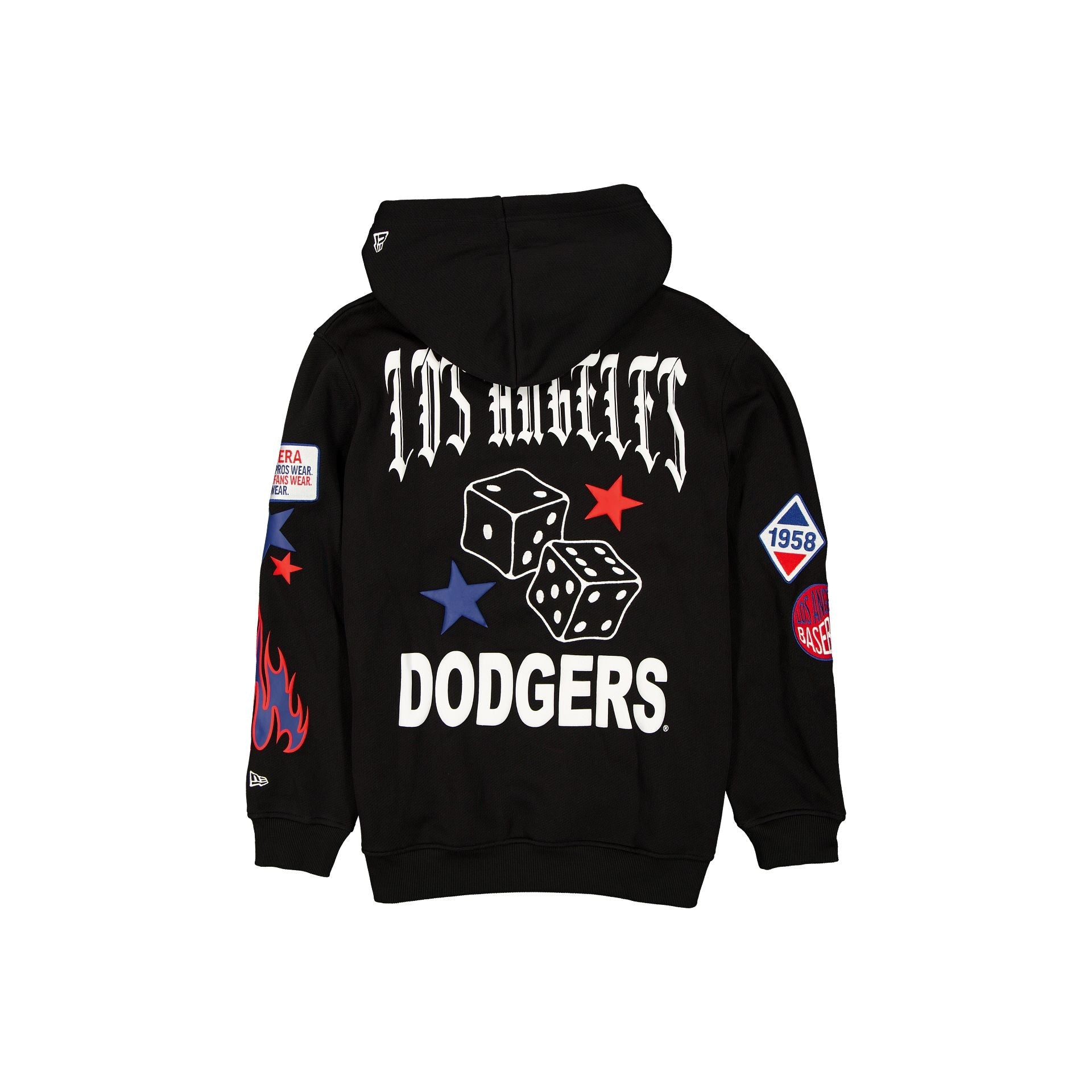 Los Angeles Dodgers Uptown Threads Black Hoodie