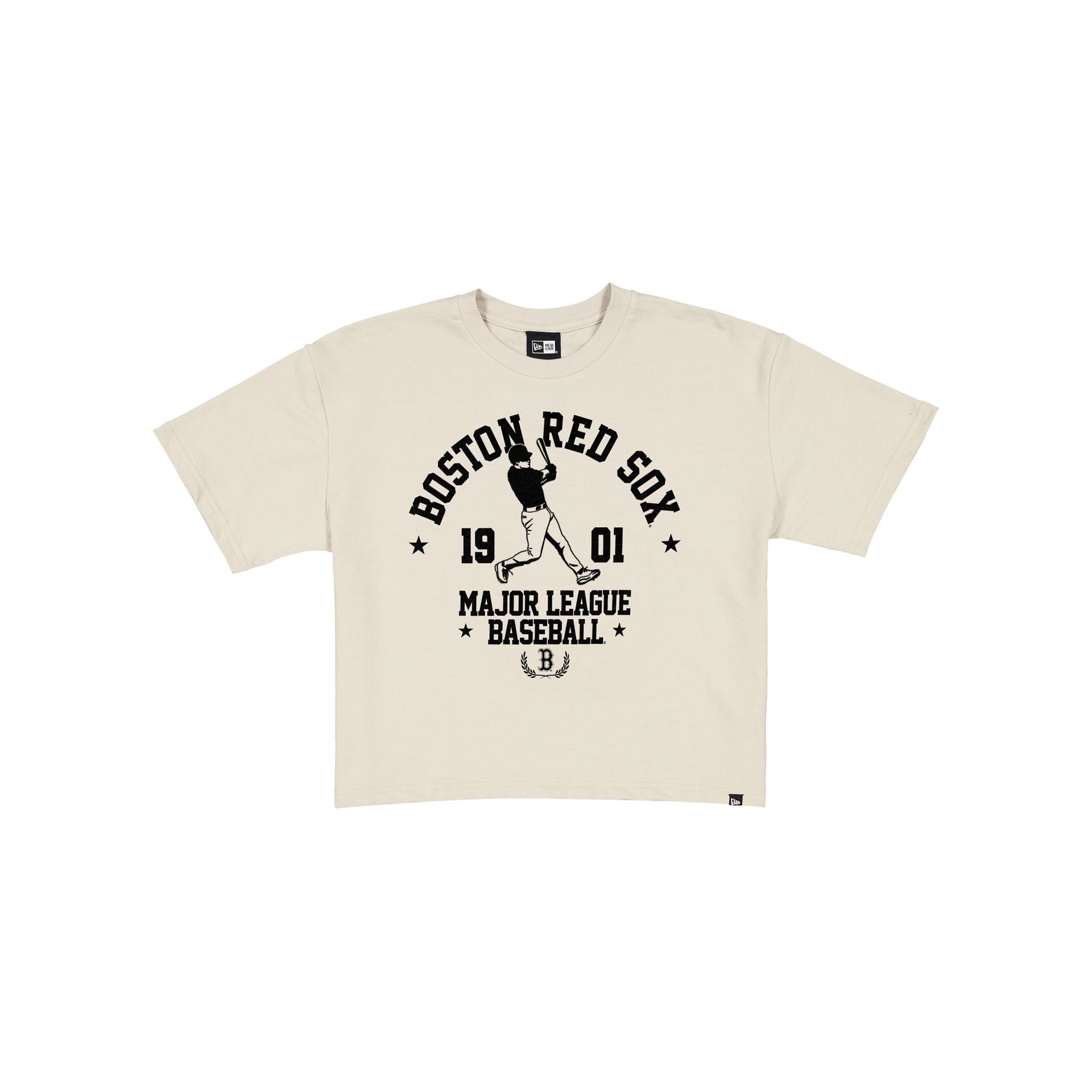 Boston Red Sox Throwback Prep Stone Women's Cropped T-Shirt