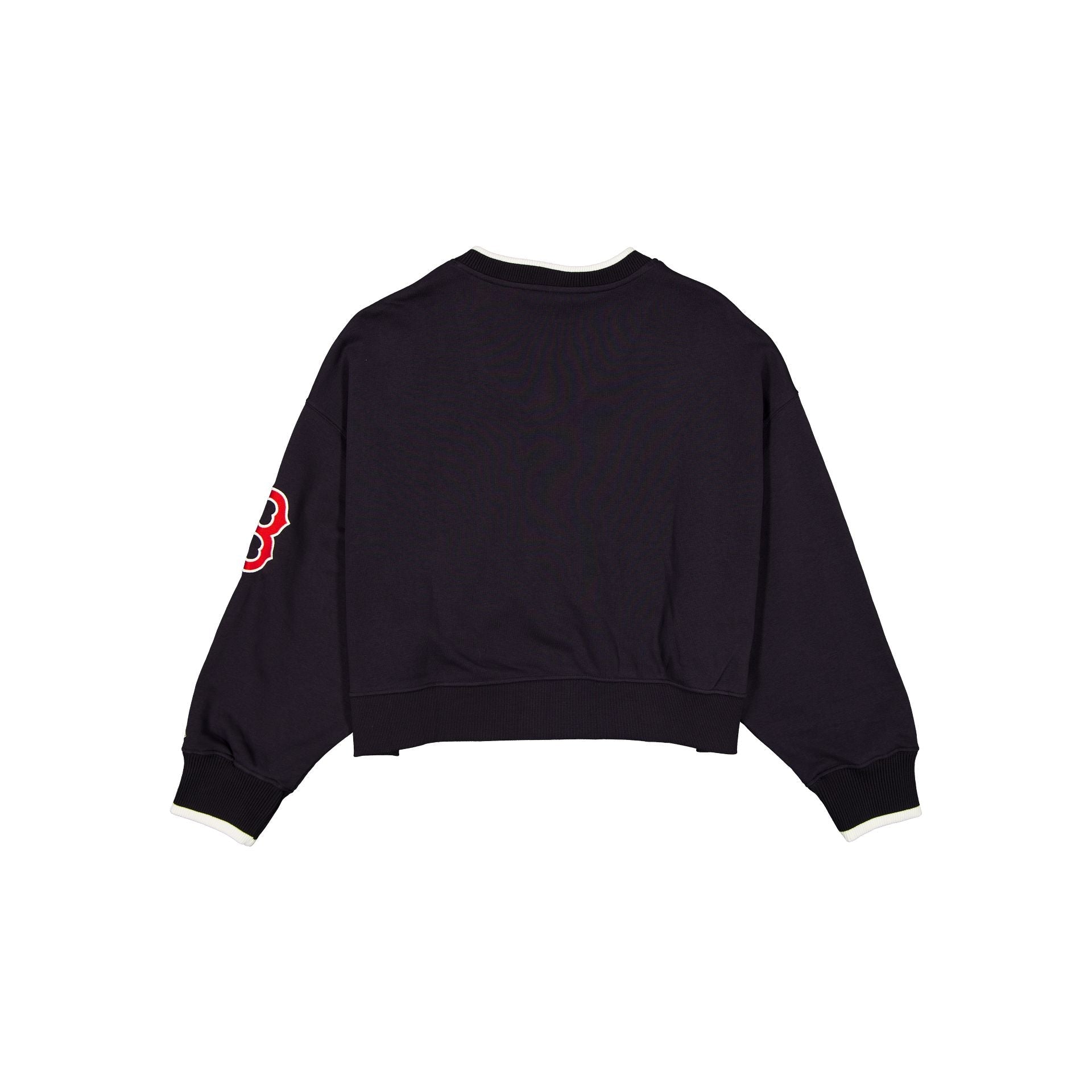 Boston Red Sox Throwback Prep Women's Cropped Crewneck