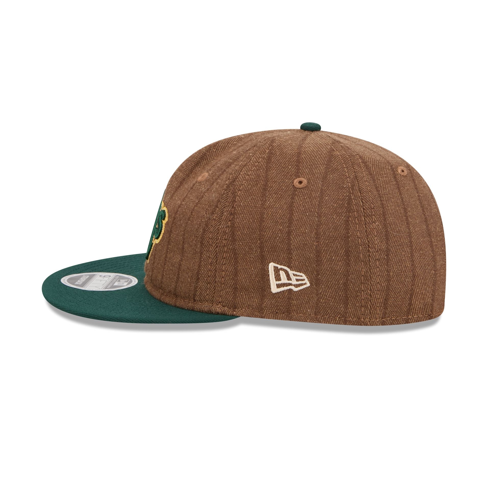 Athletics Three Looms Wool Pinstripe Retro Crown 9FIFTY Adjustable Hat