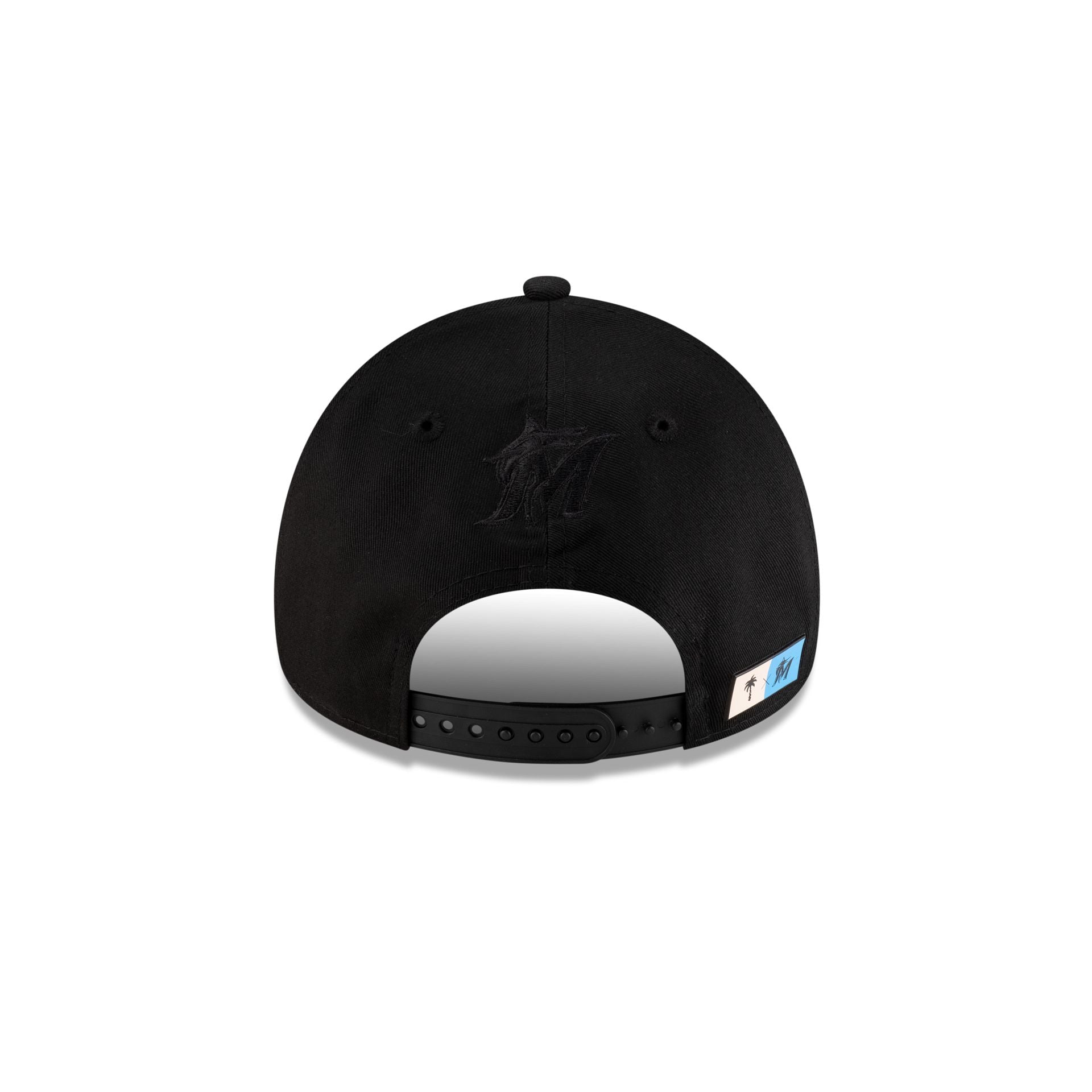 Palm Tree Crew x Miami Marlins Black 9FORTY A-Frame Snapback Hat