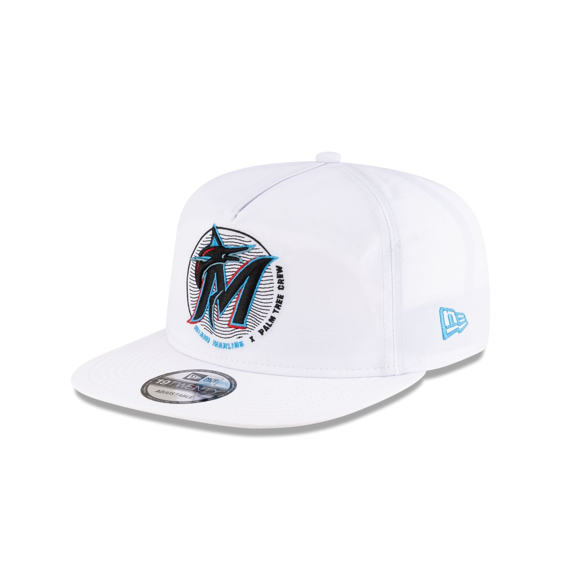 Palm Tree Crew x Miami Marlins Chrome White 19TWENTY Adjustable Hat