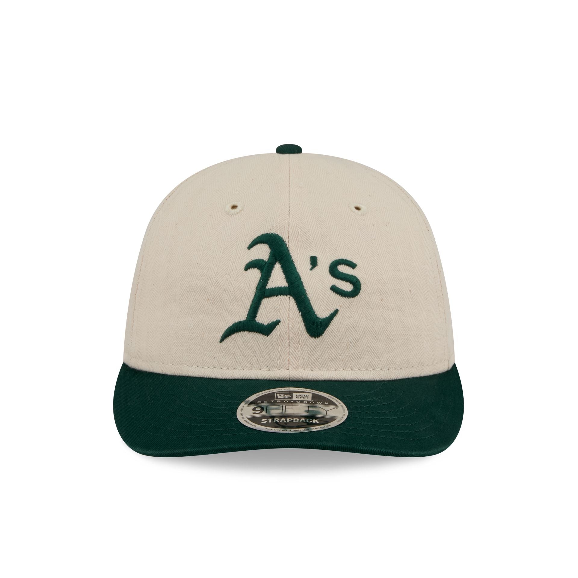 Athletics Three Looms Americana Herringbone Retro Crown 9FIFTY Adjustable Hat