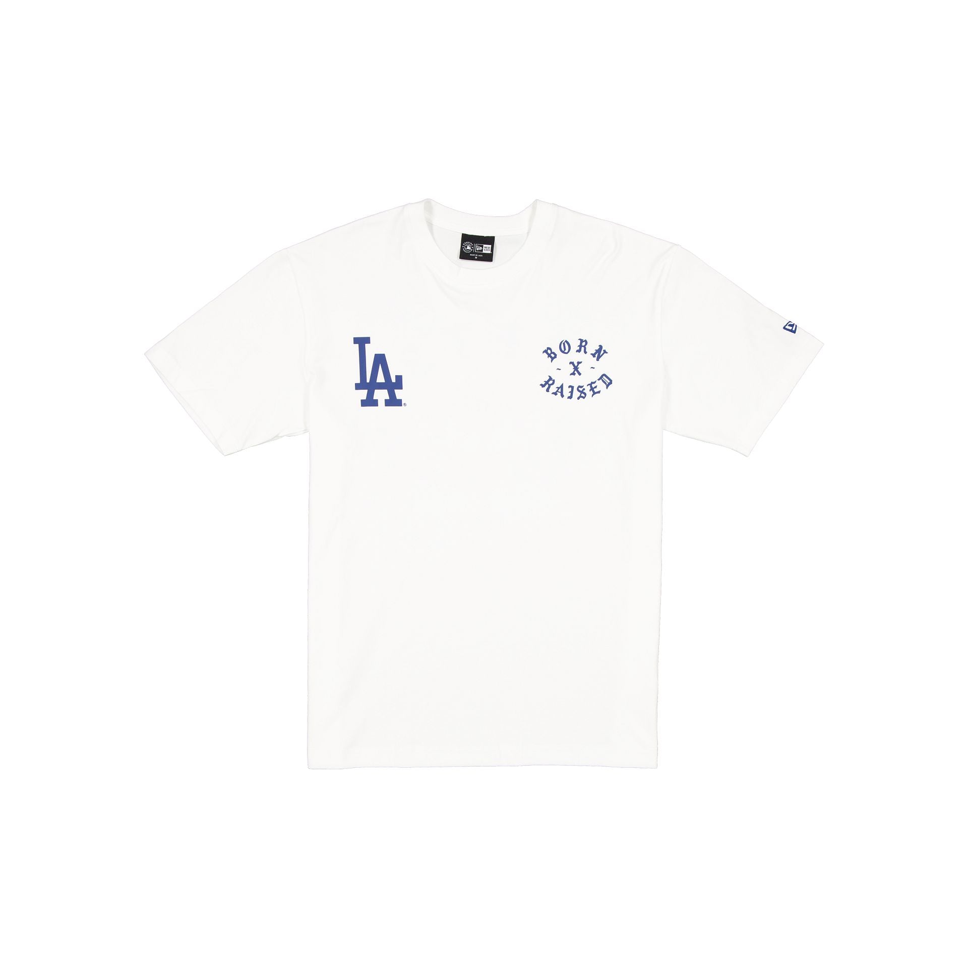 Born x Raised x Los Angeles Dodgers White T-Shirt