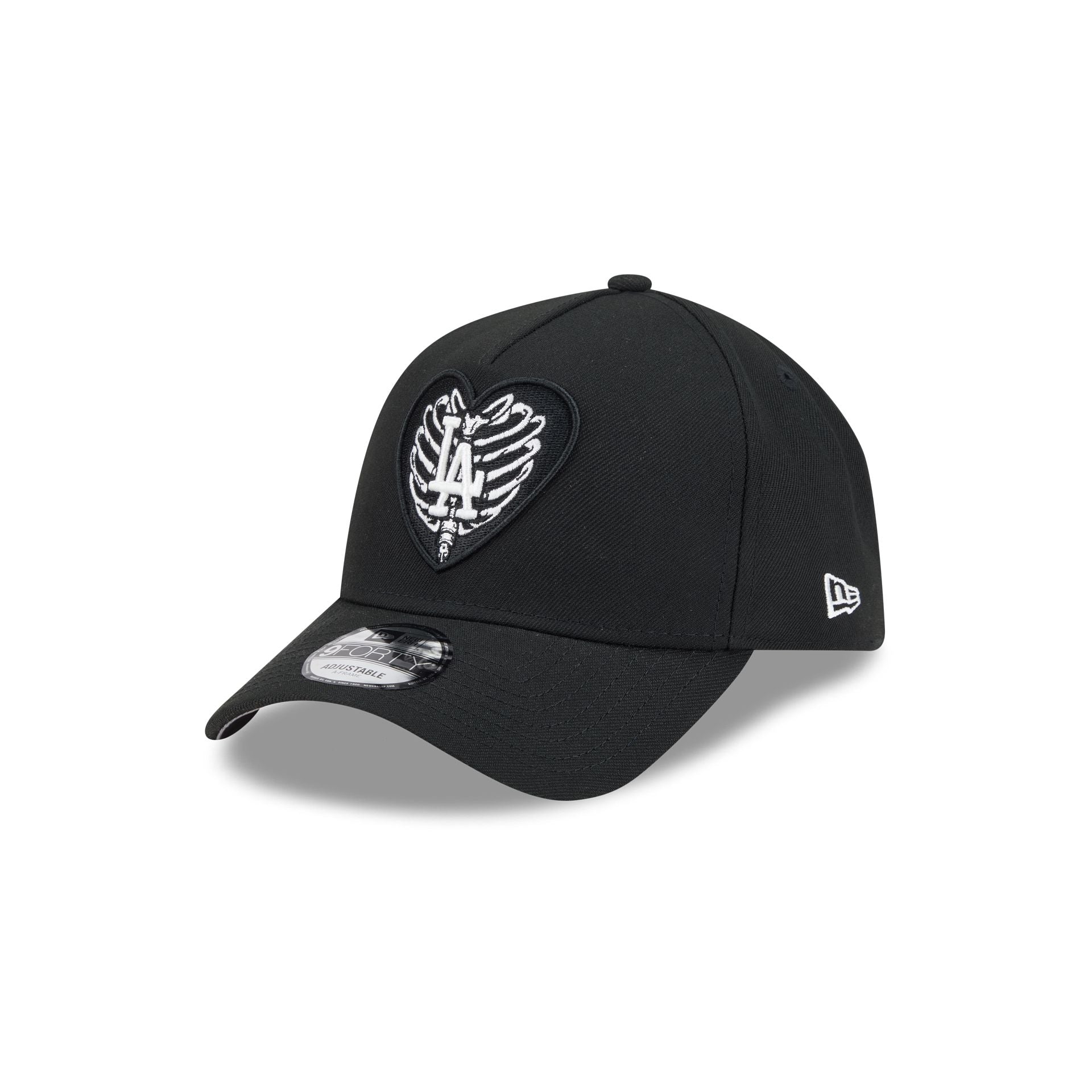 Los Angeles Dodgers Skeletal Heart 9FORTY A-Frame Snapback Hat