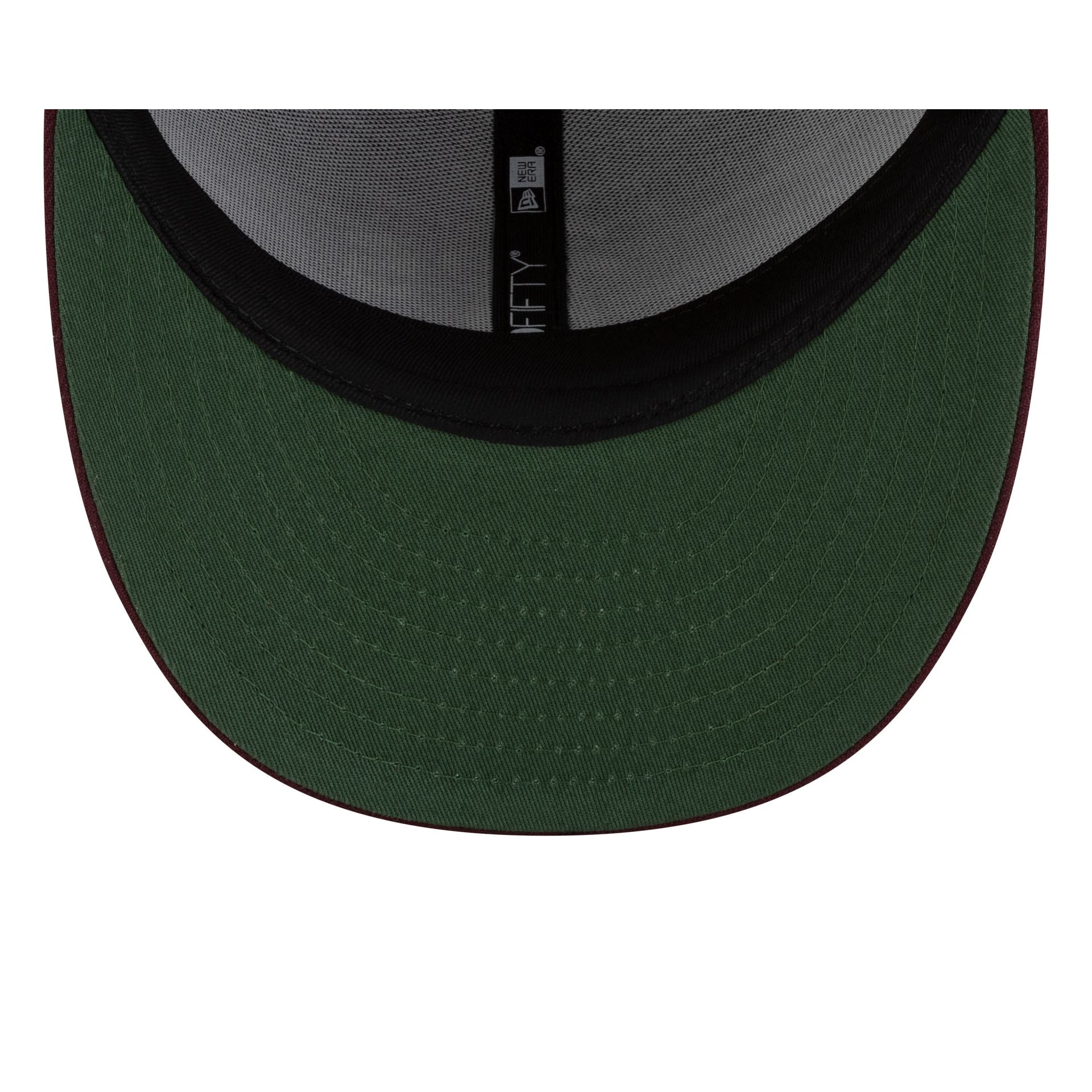 Athletics Maroon Pre-Curve 59FIFTY Fitted Hat