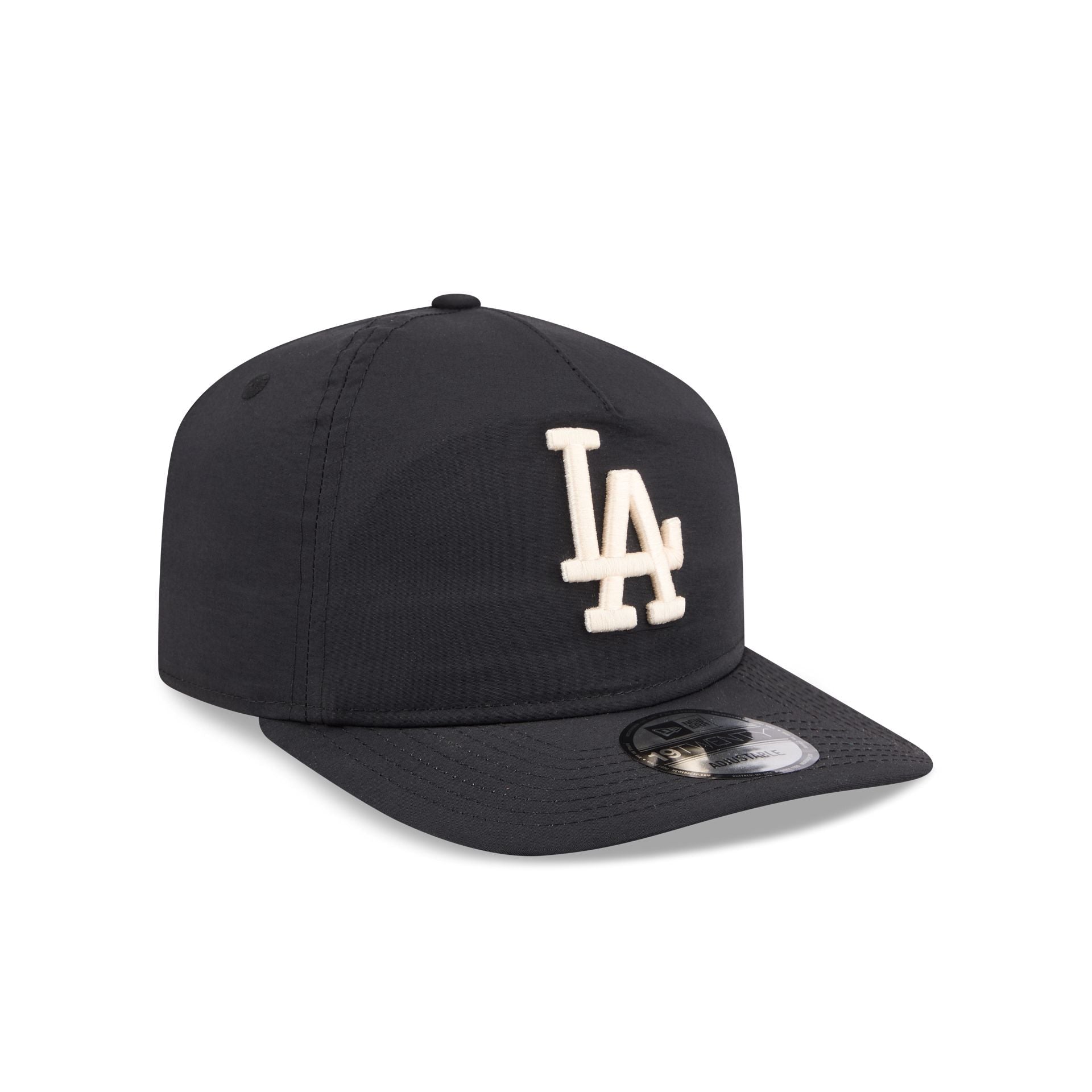 Los Angeles Dodgers Black Nylon 19TWENTY Snapback Hat