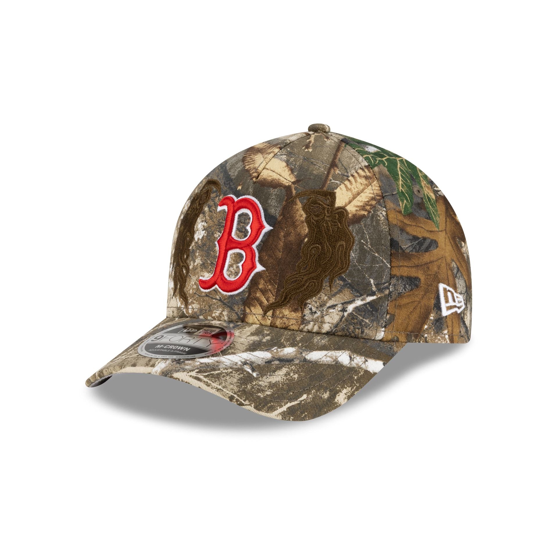 Warren Lotas x Boston Red Sox Realtree 9FORTY M-Crown A-Frame Snapback Hat