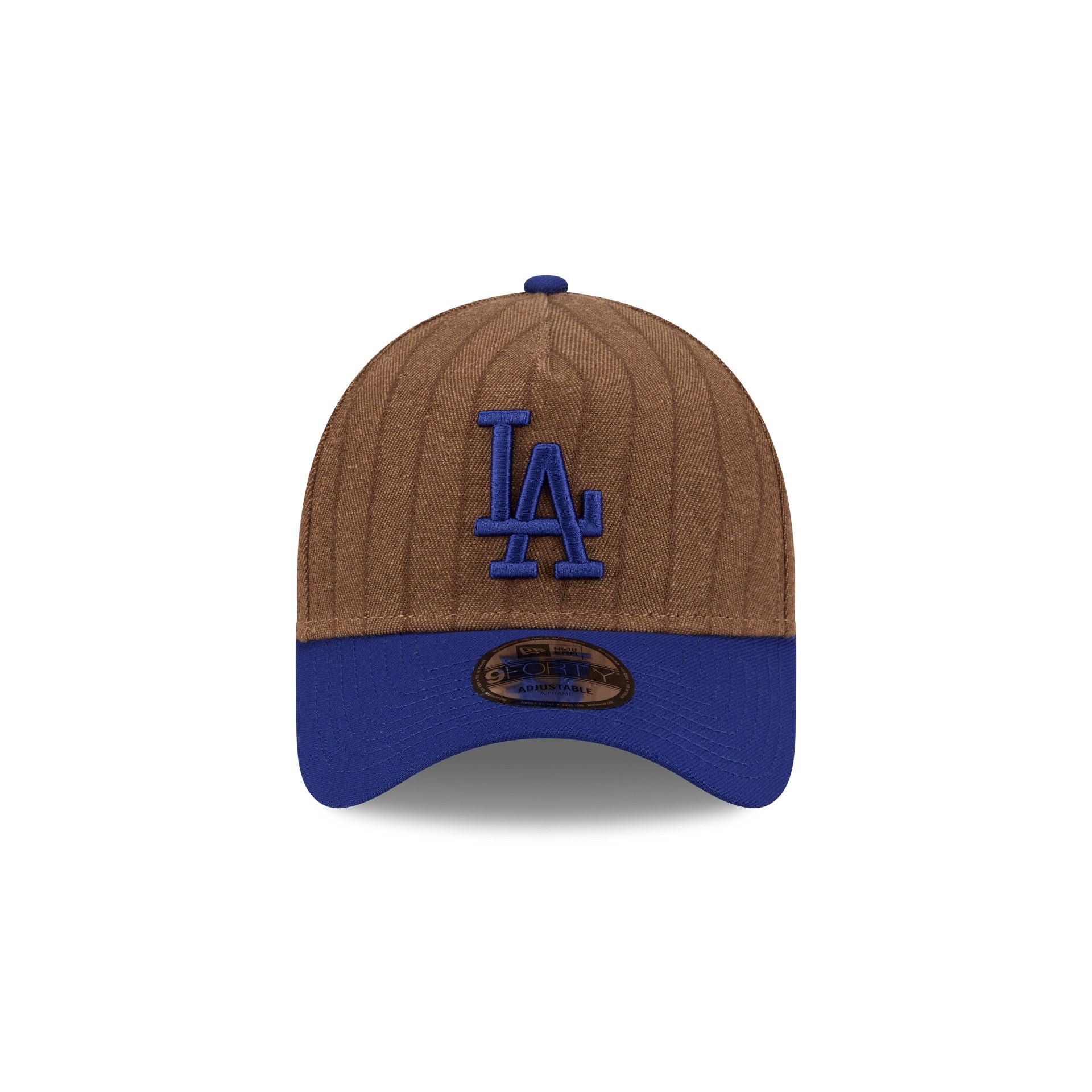 Los Angeles Dodgers Three Looms Wool Pinstripe 9FORTY A-Frame Snapback Hat