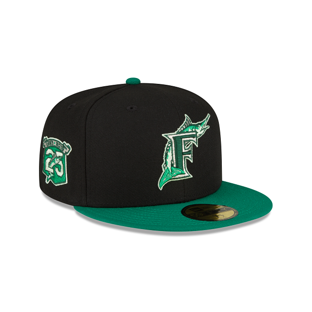 Miami Marlins Black 59FIFTY Fitted Hat