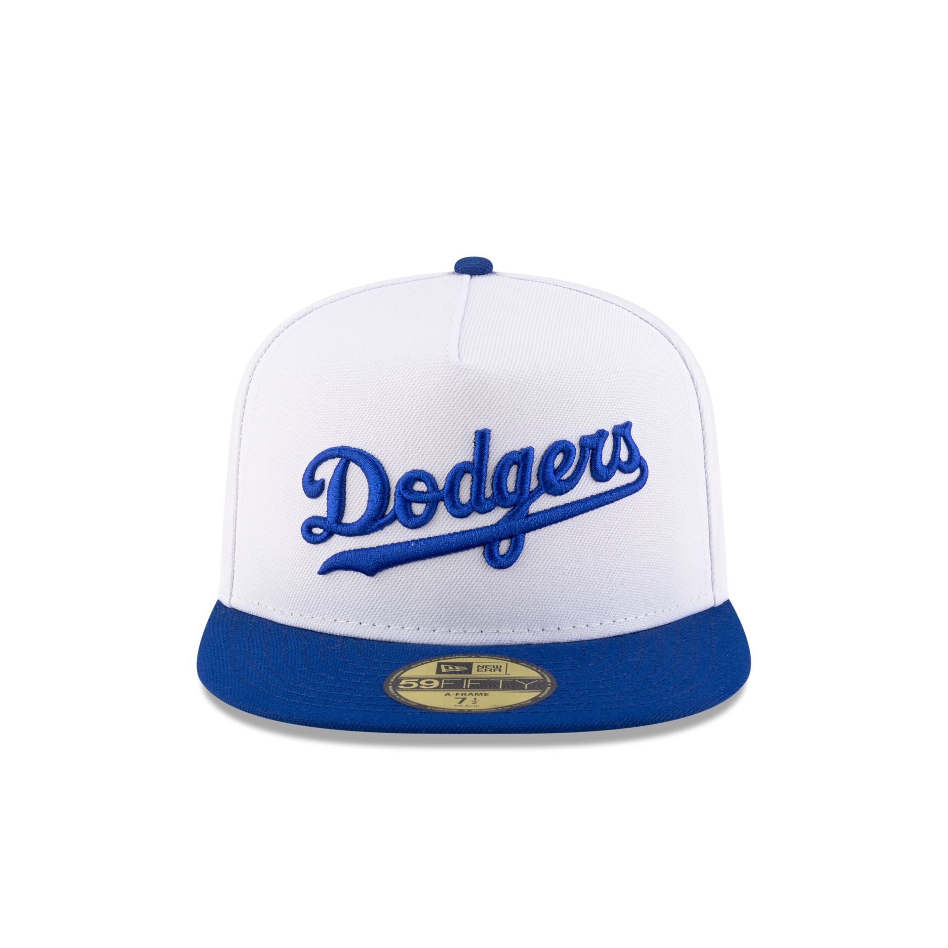 Just Caps League Sidepatch Optic White Los Angeles Dodgers 59FIFTY A-Frame Fitted Hat