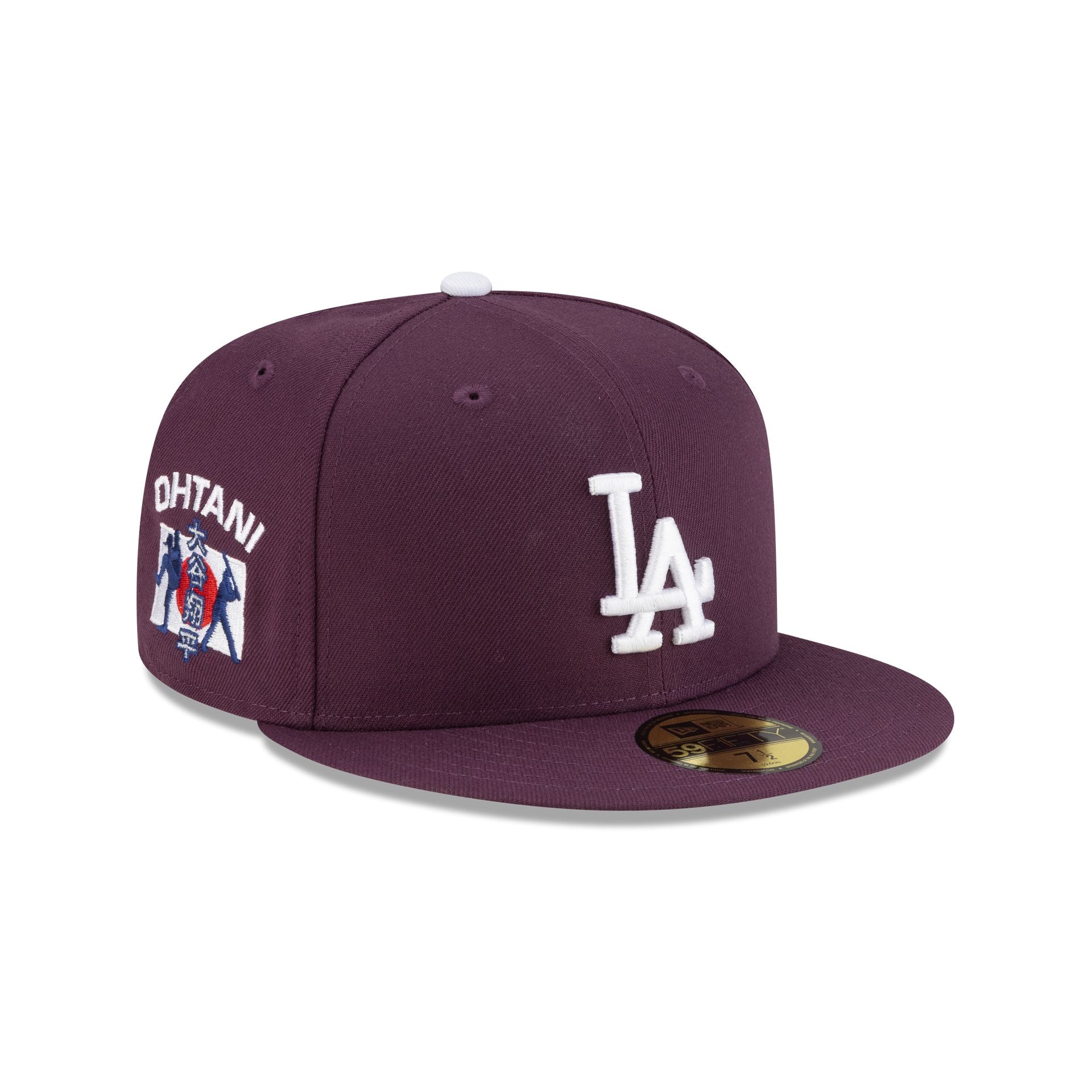 Los Angeles Dodgers Shohei Ohtani Plum 59FIFTY Fitted Hat